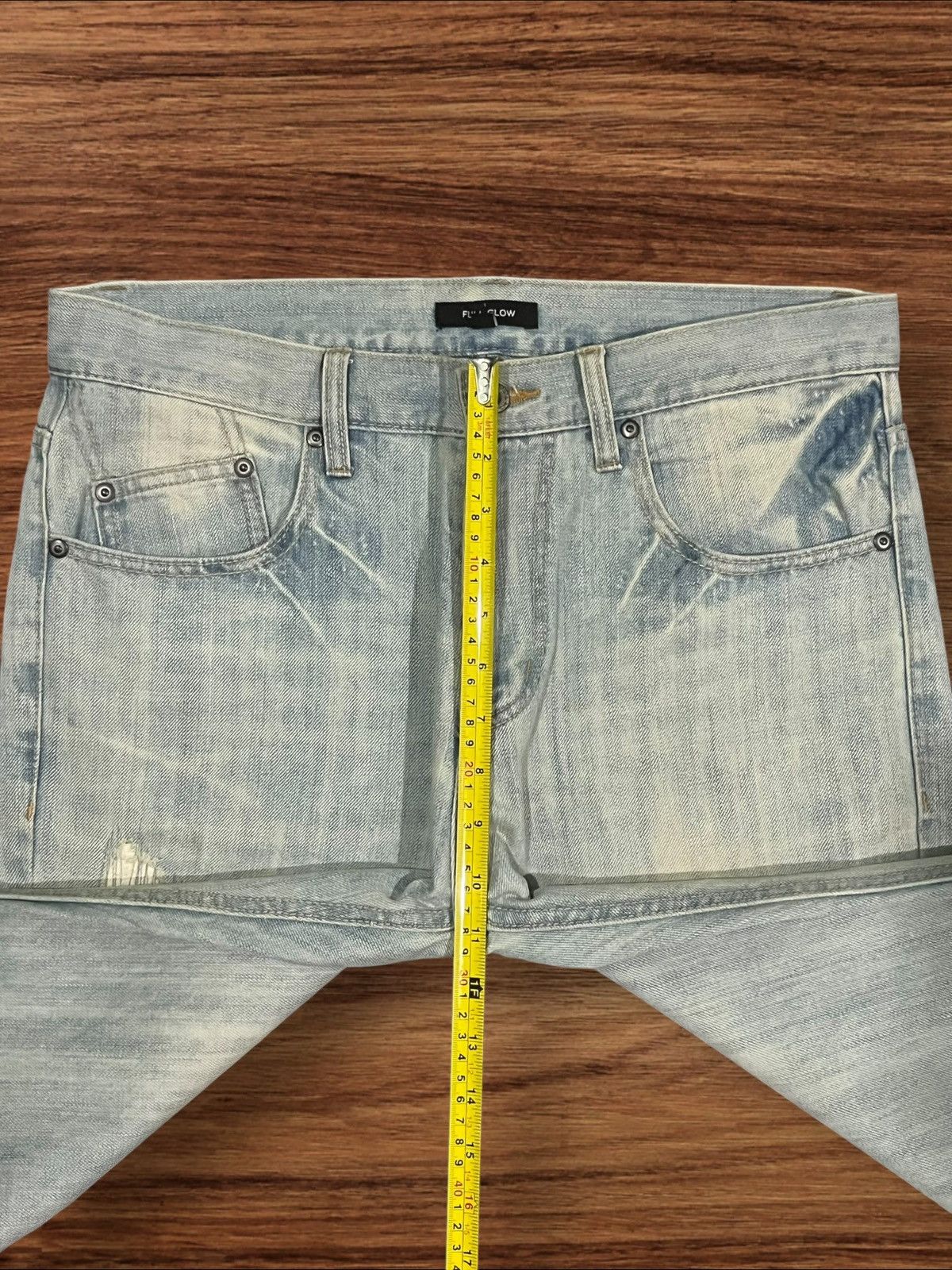 Japanese Brand Vintage Japanese Brand Distressed Sashiko Style Blue Jeans Size US 32 / EU 48 - 11 Thumbnail
