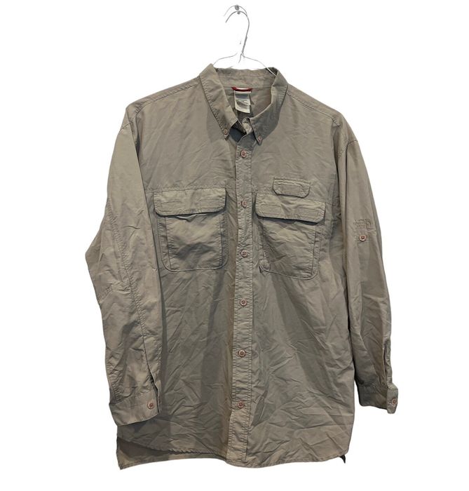 The North Face The North Face Shirt Men's Large Beige Pockets Fishing