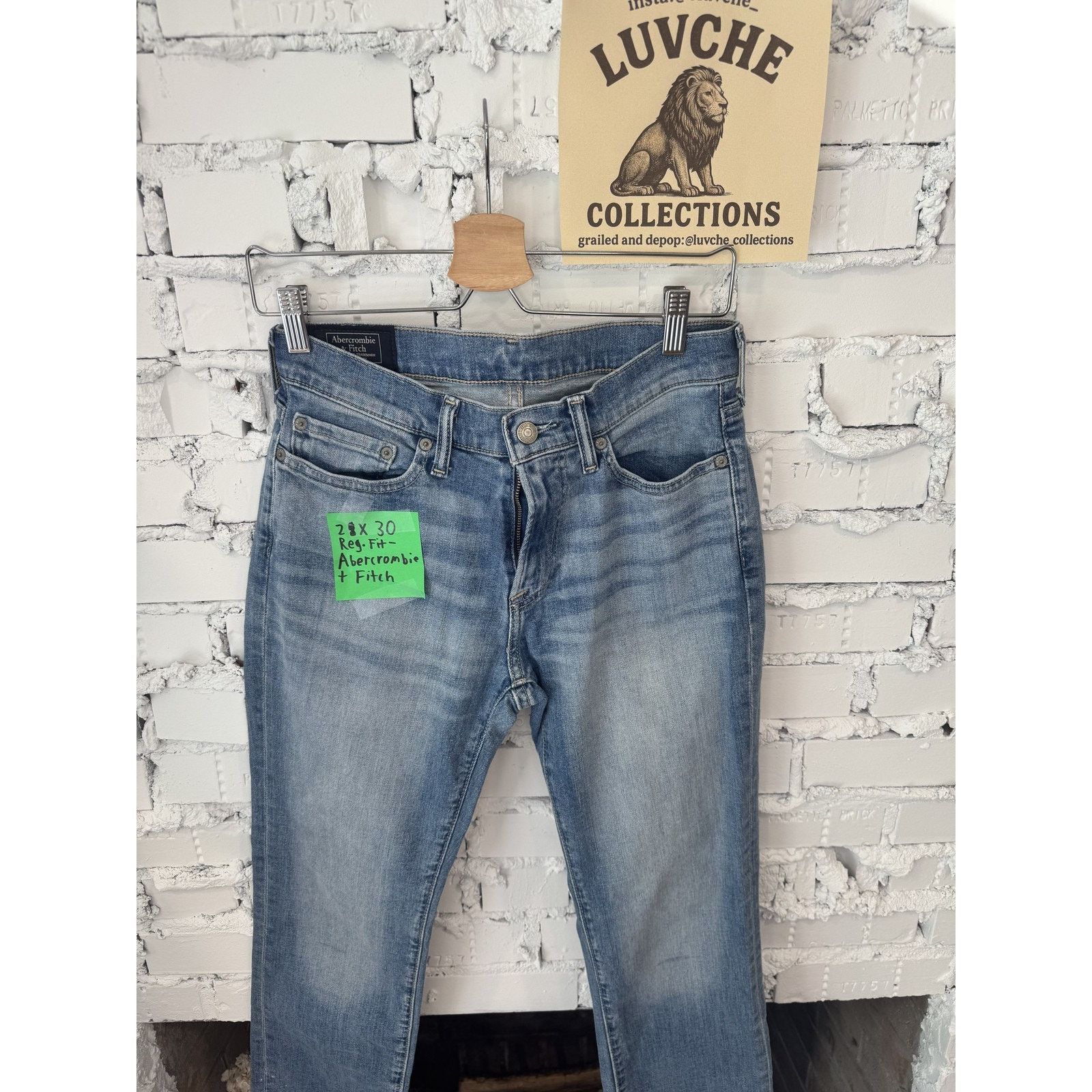 Abercrombie & Fitch Abercrombie & Fitch Jeans Mens 28x30 Stretch Denim Pants Size US 28 / EU 44 - 1 Thumbnail