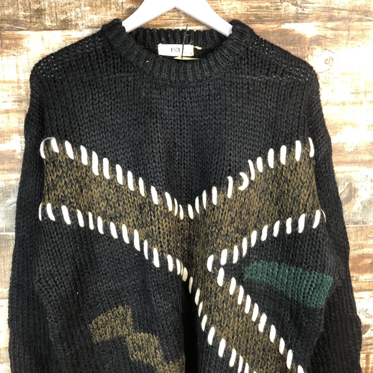 Homespun Knitwear Pia vintage Black Knitwear #A1752 Size US L / EU 52-54 / 3 - 5 Thumbnail