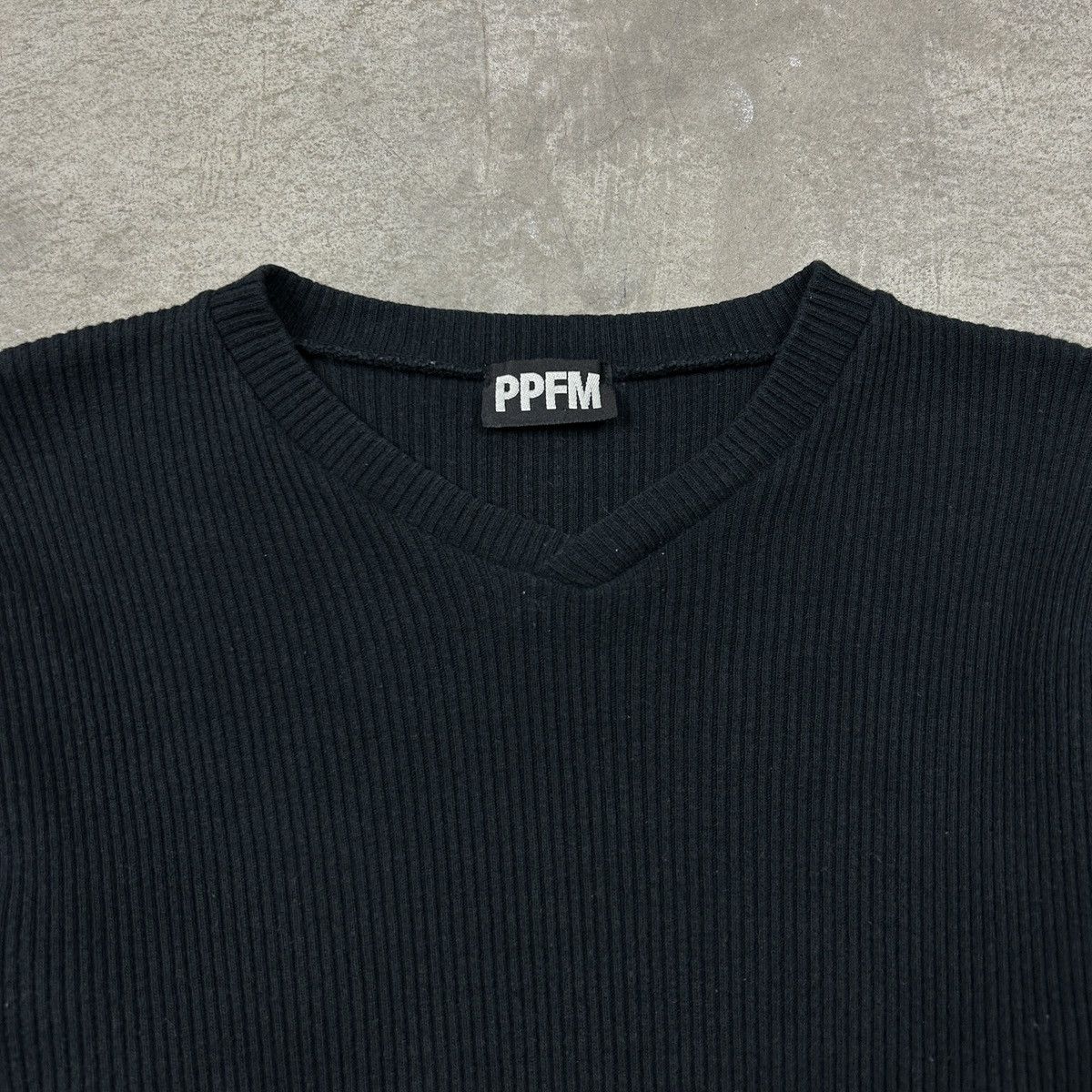 Japanese Brand × PPFM × Vintage PPFM - Longsleeve V-Neck Size US M / EU 48-50 / 2 - 9 Thumbnail