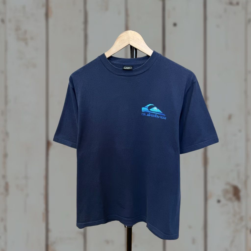 Quiksilver VINTAGE Quiksilver Australia T-Shirt Dark Blue Mens M 90s Rare Retro Hype 90s Size US M / EU 48-50 / 2 - 1 Thumbnail