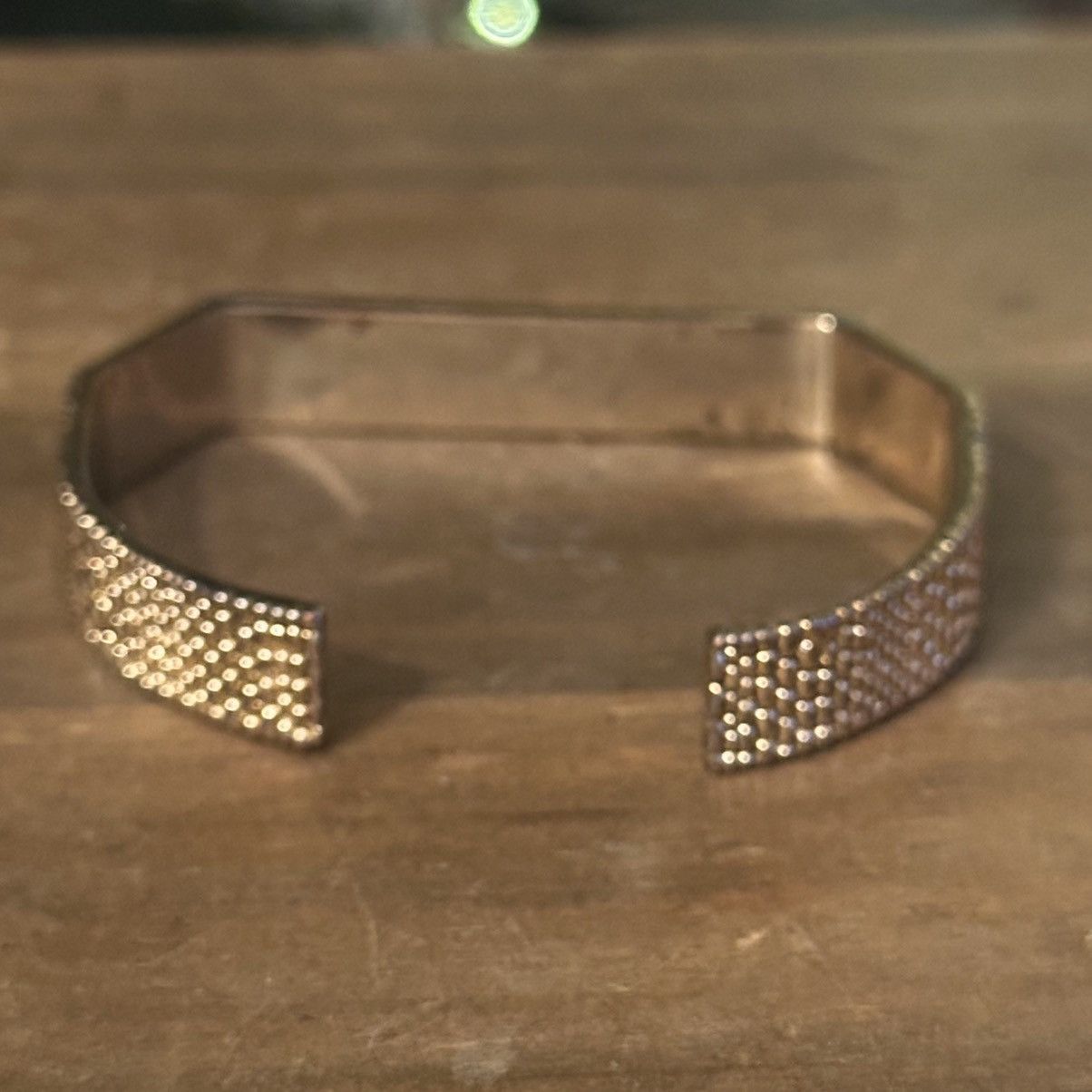 Vintage Vintage gold tone angular cuff bangle bracelet Size ONE SIZE - 5 Thumbnail