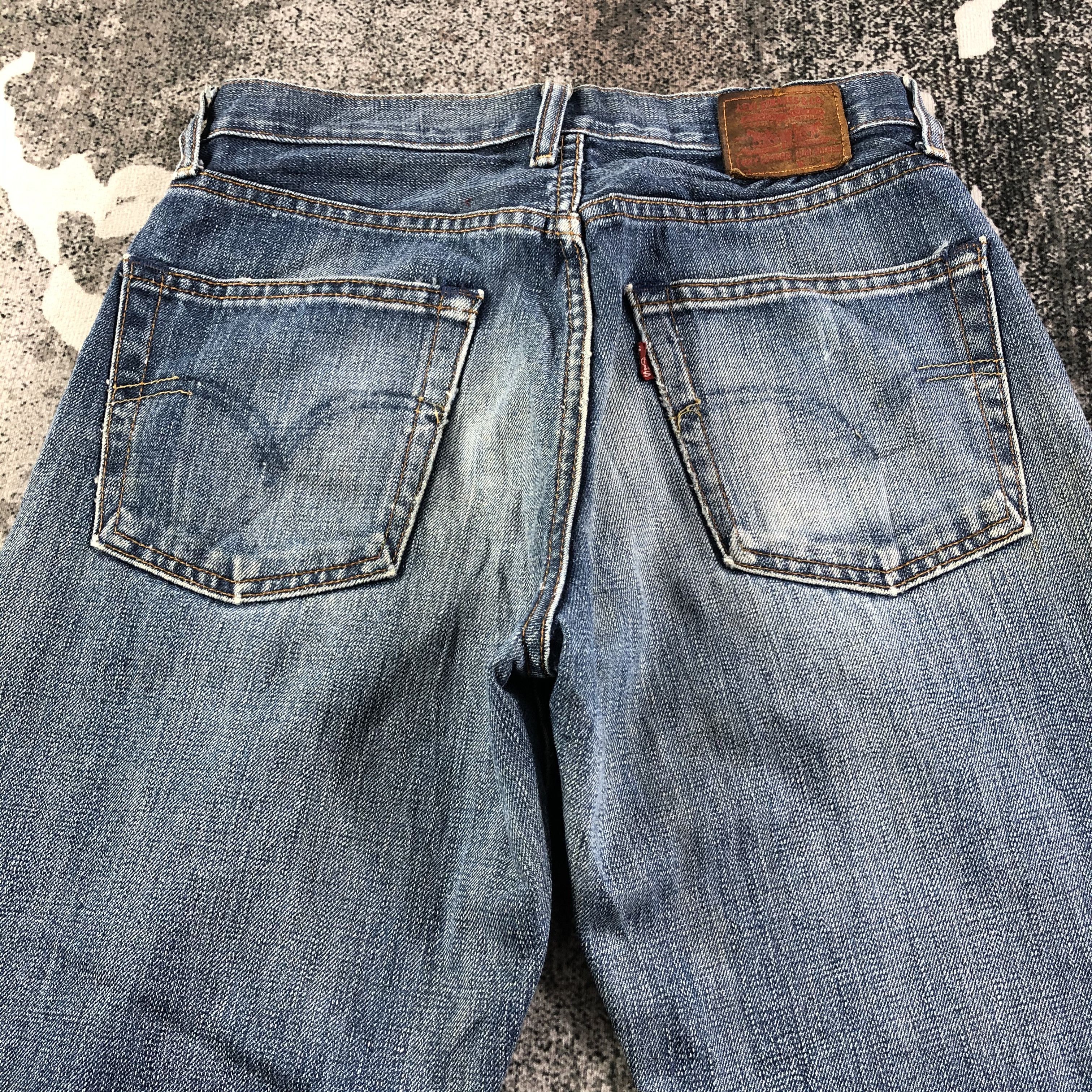 Levi's Vintage Levis 503 Jeans Medium Wash Denim KJ1776 Size US 28 / EU 44 - 4 Thumbnail