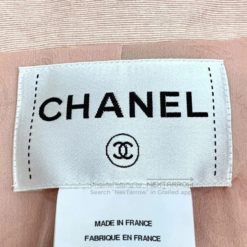 Chanel Chanel Pink Cotton Women's Jacket . Size XXS / US 00 / IT 34 - 4 Thumbnail