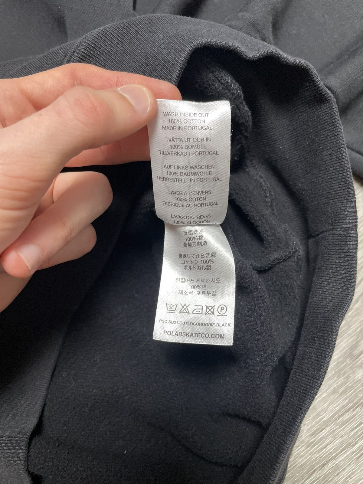 Polar Skate Co. Polar Skate Co. Black Hoodie SK8 Y2K Size US S / EU 44-46 / 1 - 12 Thumbnail