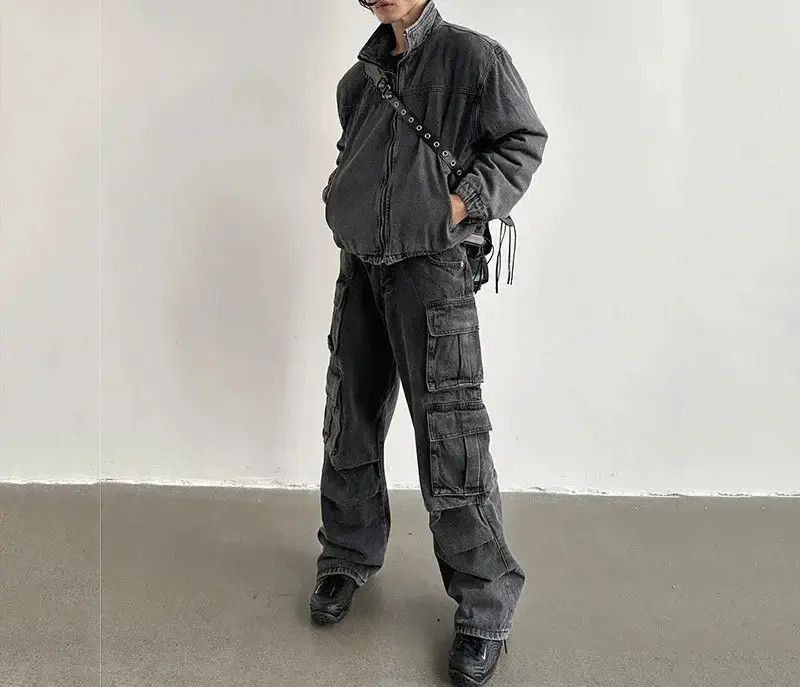 Japanese Brand Multi pocket utility grunge cargo pants y2k Size US 32 / EU 48 - 4 Thumbnail