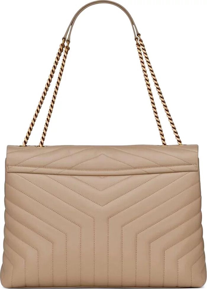 Saint Laurent Paris o1s1wg111024 Size: OS / Loulou Large Leather Bag in Beige Size ONE SIZE - 2 Thumbnail