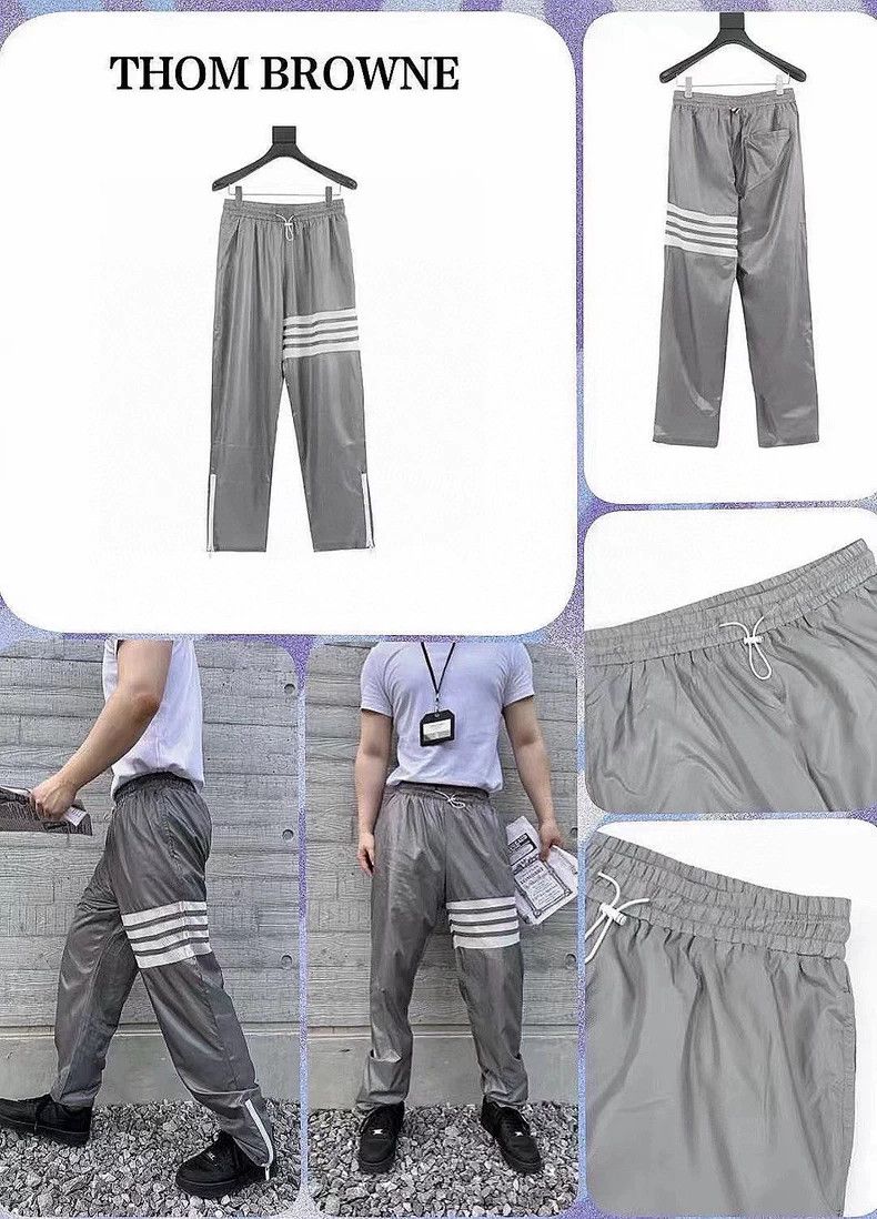 Other Thom Browne size0 Gray straight nylon sweatpants Size US 26 / EU 42 - 5 Thumbnail