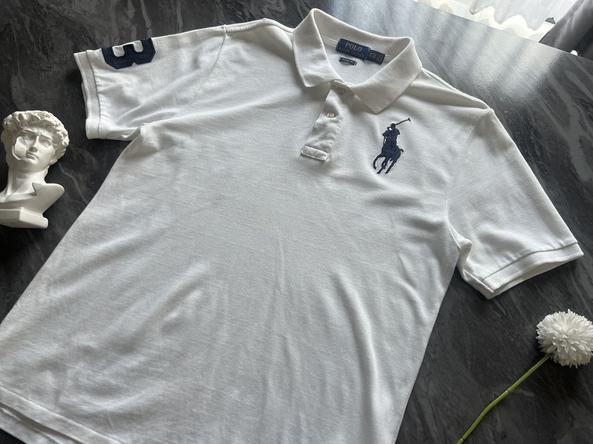 Polo Ralph Lauren Polo Ralph Lauren : Number Three No.3 White Classic Size US XL / EU 56 / 4 - 1 Thumbnail