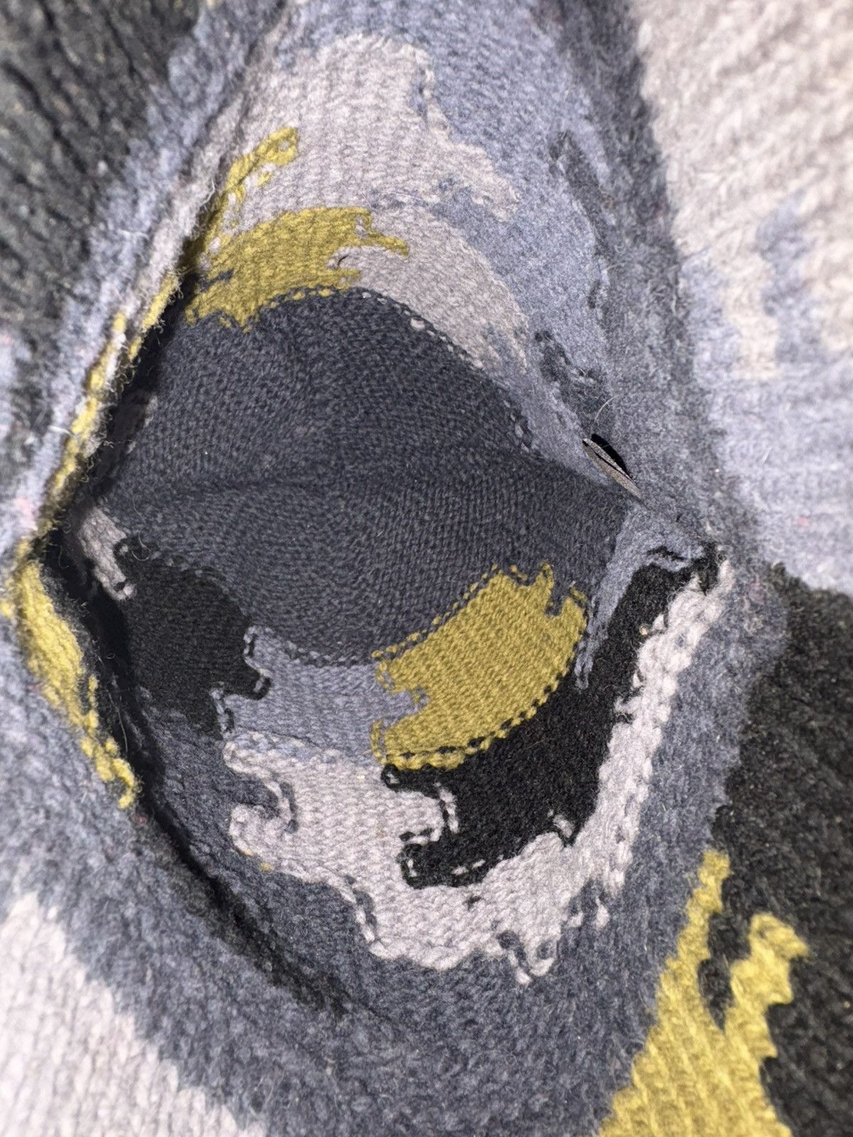 Vintage Vintage Luxury “Damoflage” Pixelated Wool Beanie Size ONE SIZE - 10 Thumbnail