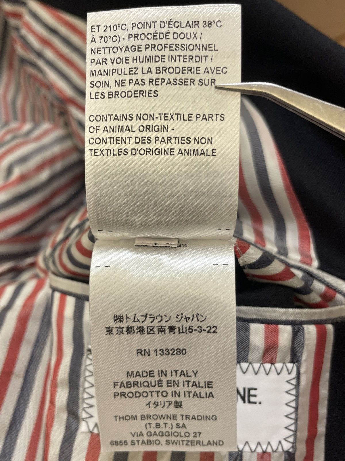 Thom Browne Thom Browne plain stitch blazer Size 50R - 16 Thumbnail