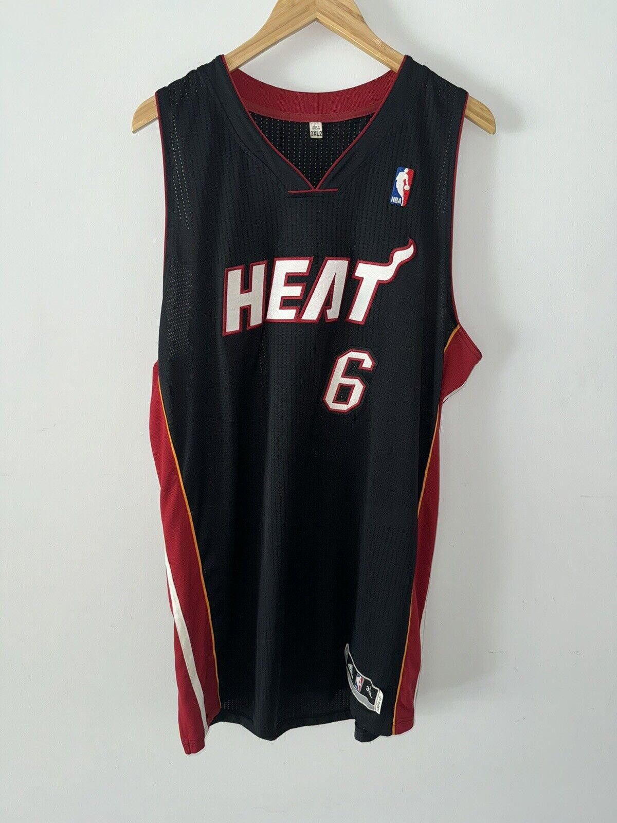 Adidas Adidas Rev30 Jersey Miami Heat Lebron James 2010-2011 3XL Size ONE SIZE - 1 Thumbnail