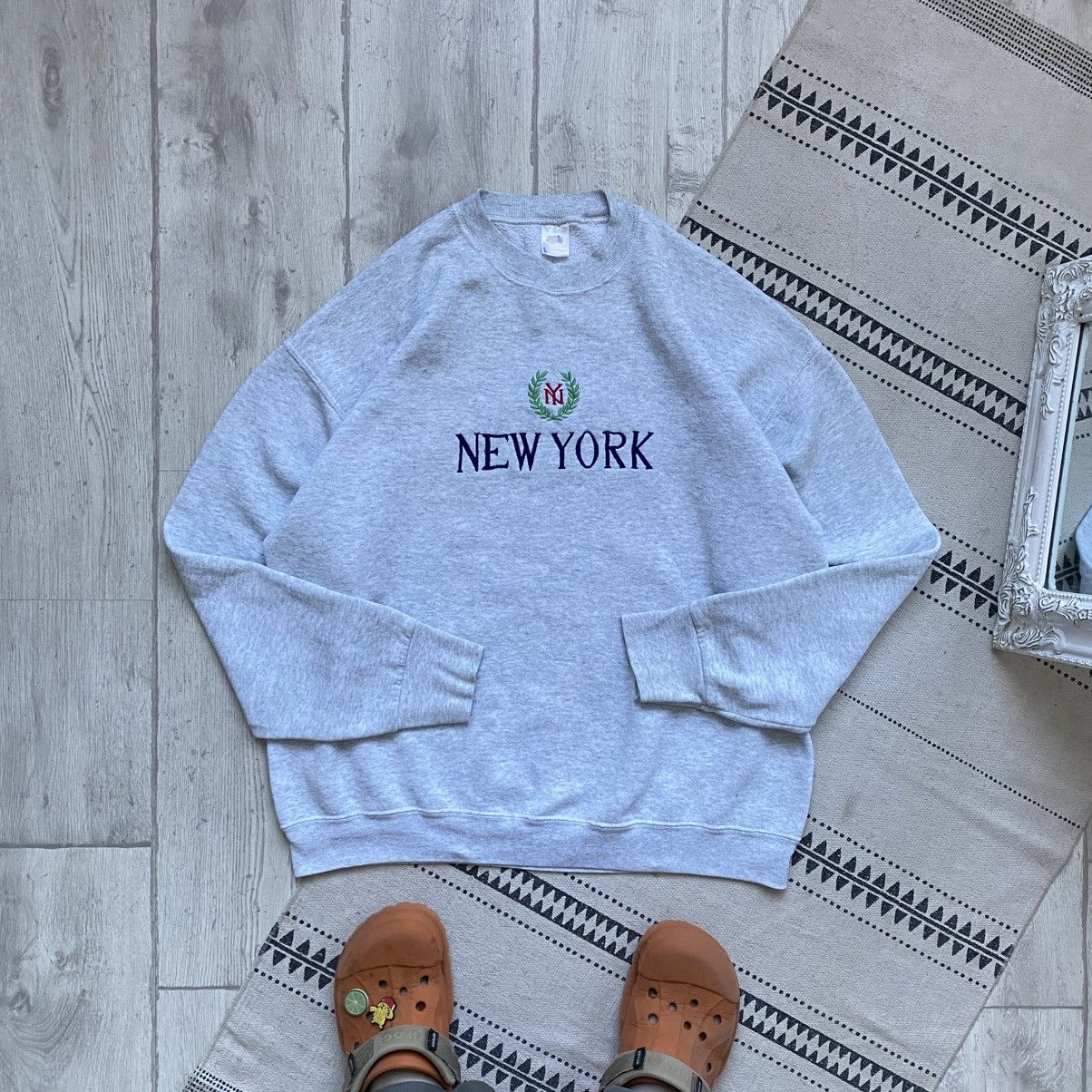 I Love NY 🇺🇸 Vintage 80-90s New York USA logo sweatshirt Center logo Size US XL / EU 56 / 4 - 8 Thumbnail