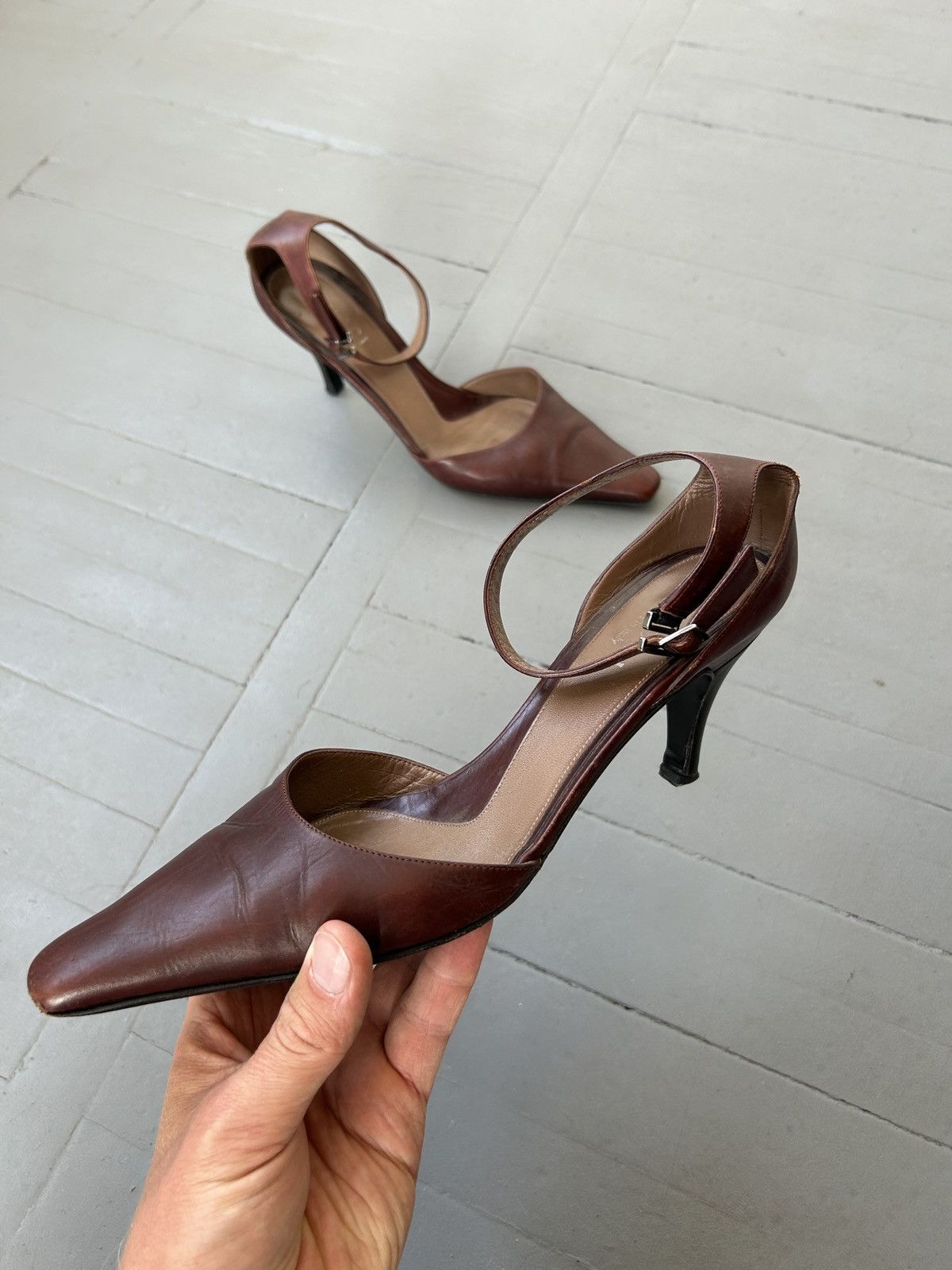 Gucci Gucci leather heels Size US 8.5 / IT 38.5 - 3 Thumbnail
