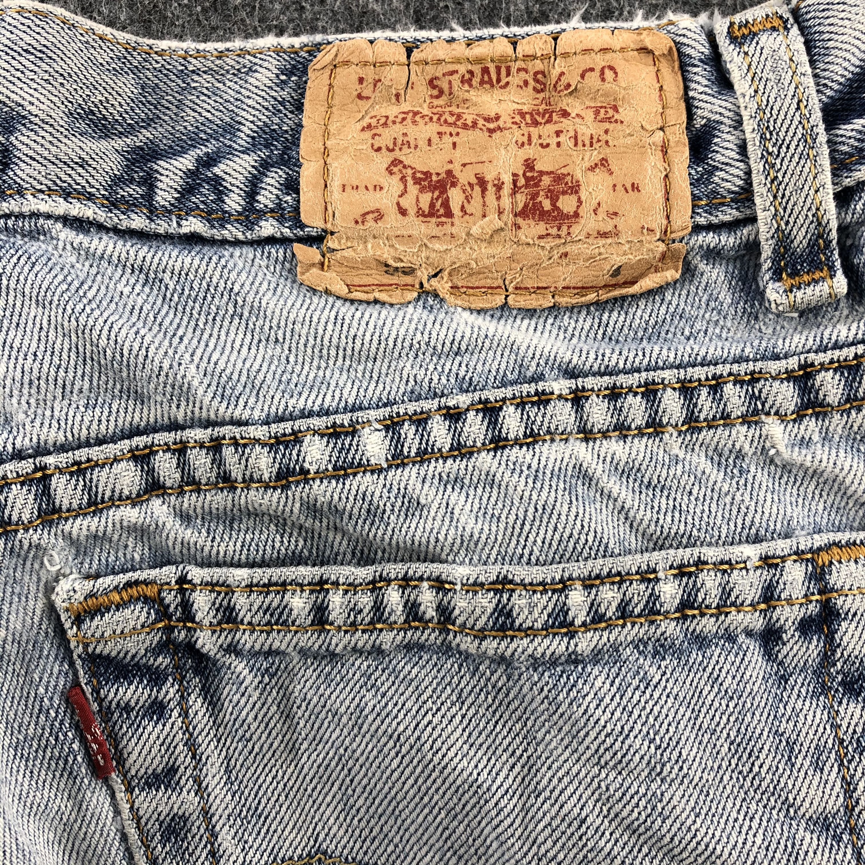 Levi's Vintage Light Wash Levis 550 Jeans-J1271 Size US 31 - 5 Thumbnail