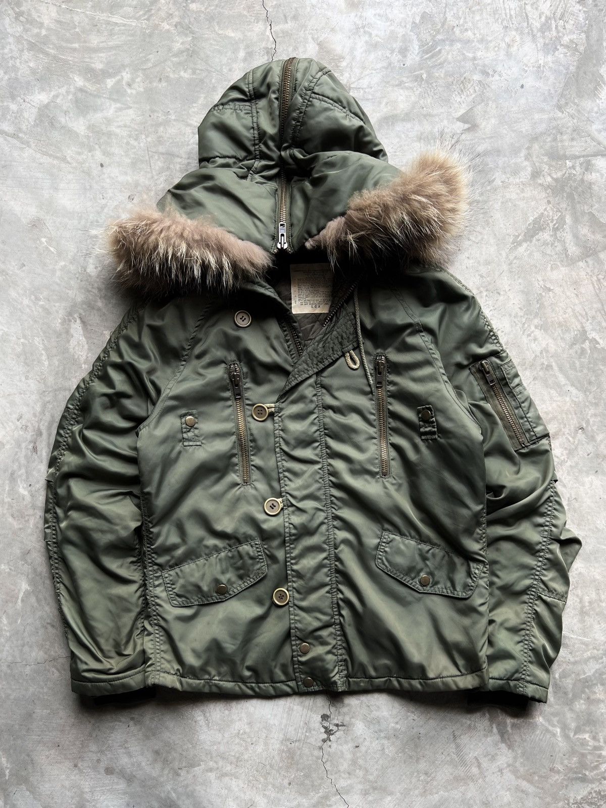 GOA 2000s GOA - Apocalypse Style Fur Hoodie Bomber Jacket Size US S / EU 44-46 / 1 - 5 Thumbnail