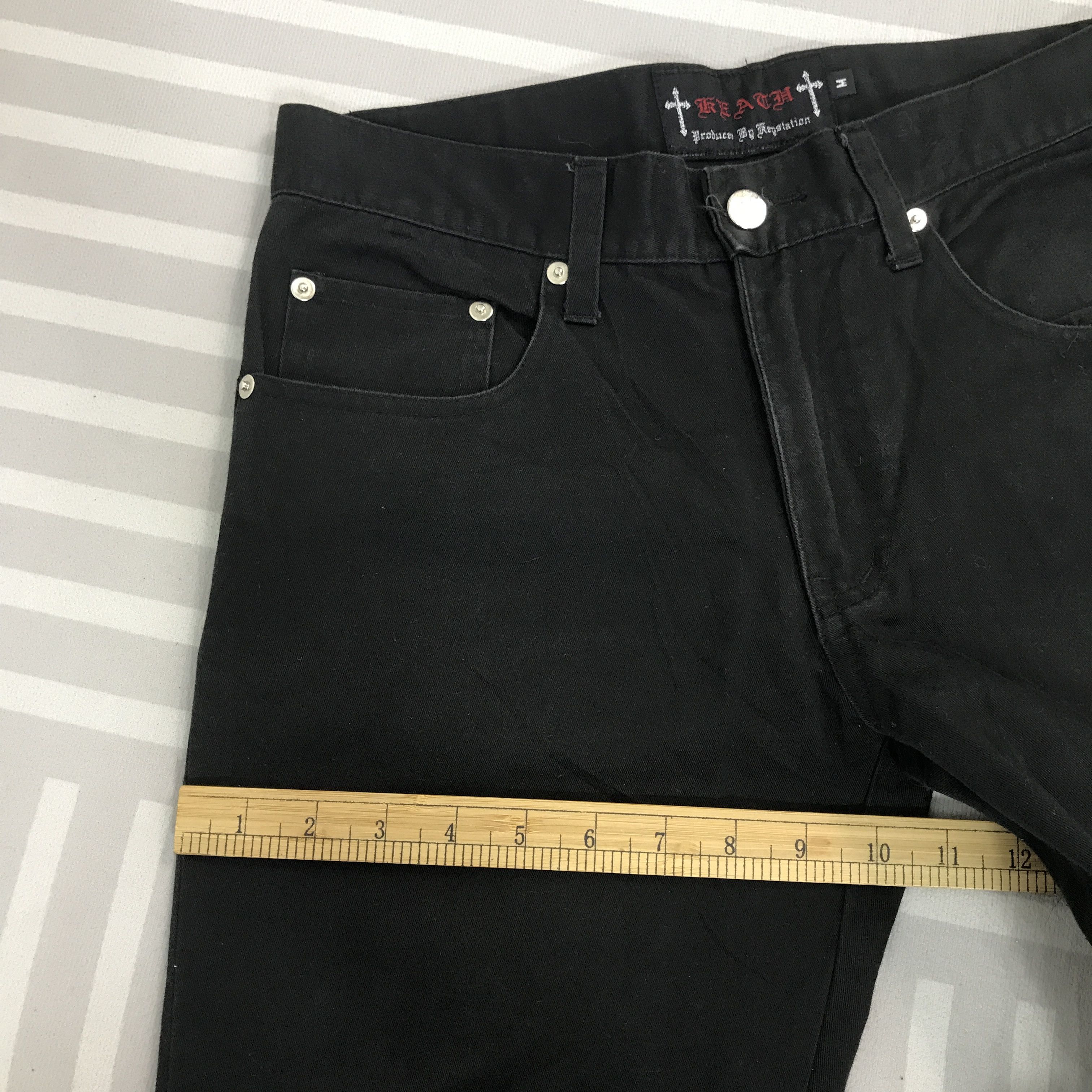 Japanese Brand Vintage Beach black Flared Pants bondage style Size US 30 / EU 46 - 10 Thumbnail