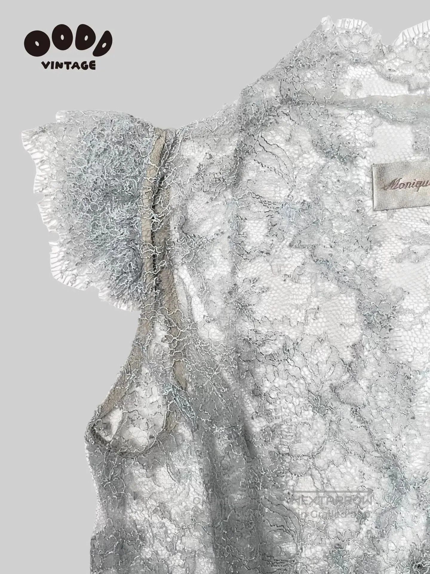 Monique Lhuillier White Lace Fringe Vest Top. Size S / US 4 / IT 40 - 4 Thumbnail