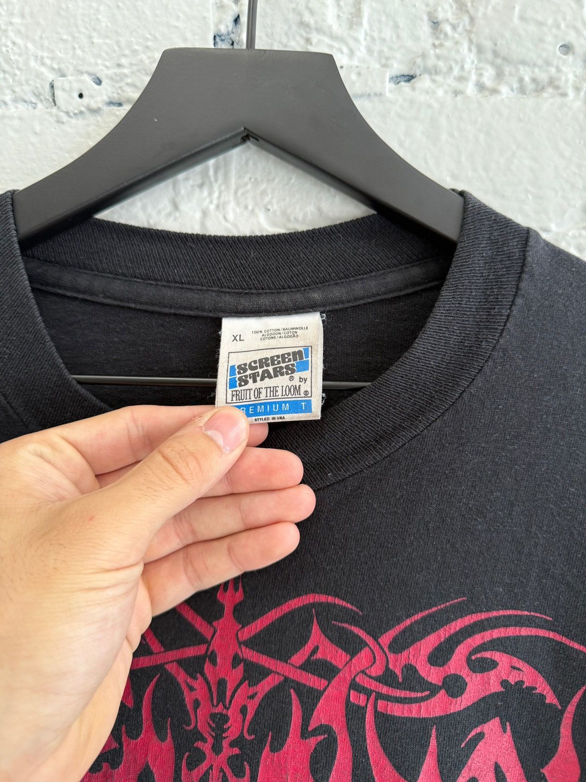 Vintage 1990s NECROPHOBIC ‘SPAWNED BY EVIL’ L/S TEE Size US XL / EU 56 / 4 - 3 Thumbnail