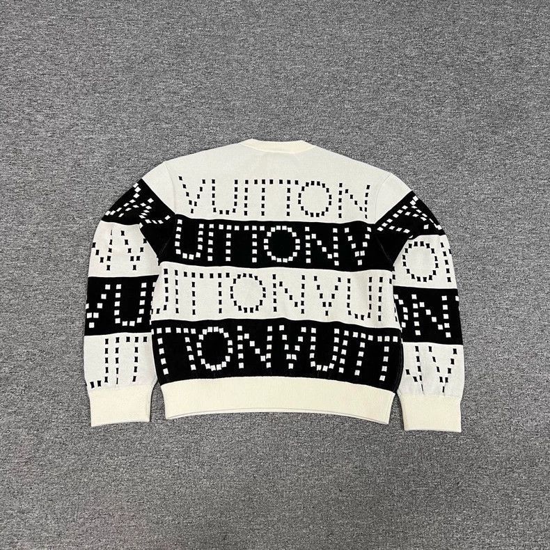 Louis Vuitton Louis Vuitton Black and White Long Sleeve Sweater-2506 Size M / US 6-8 / IT 42-44 - 4 Thumbnail