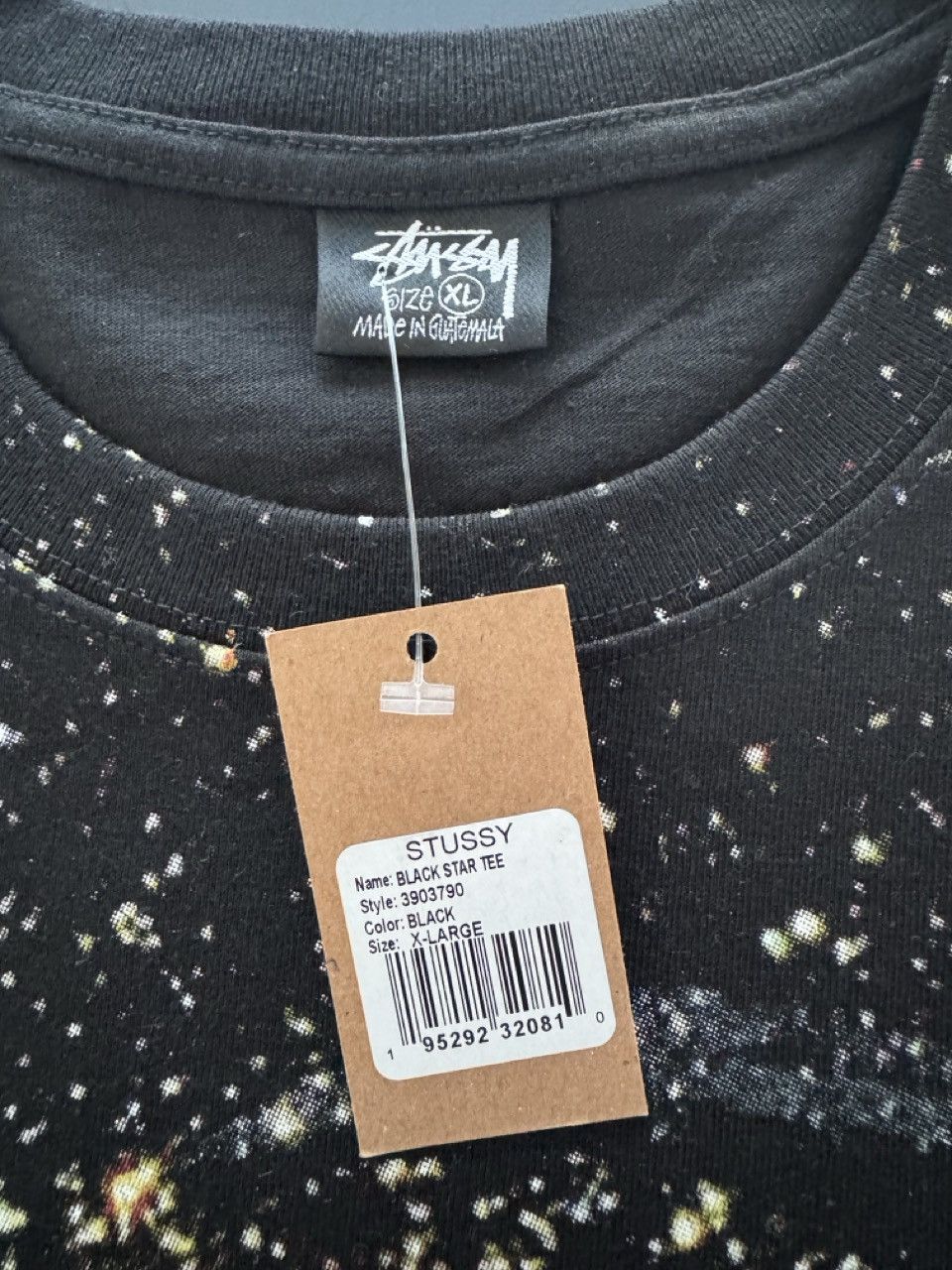 Stussy Black Star Shirt Size US XL / EU 56 / 4 - 4 Thumbnail