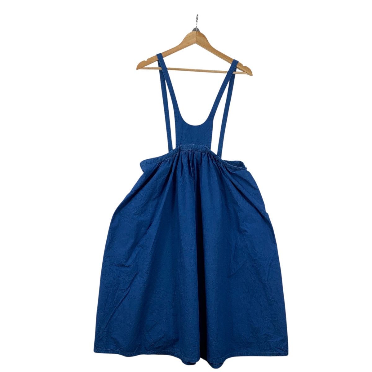 Other SISISI COMFORT SIHIRAI Osaka Pure Indigo Midi Skirt Pinafore Size 29" - 6 Thumbnail