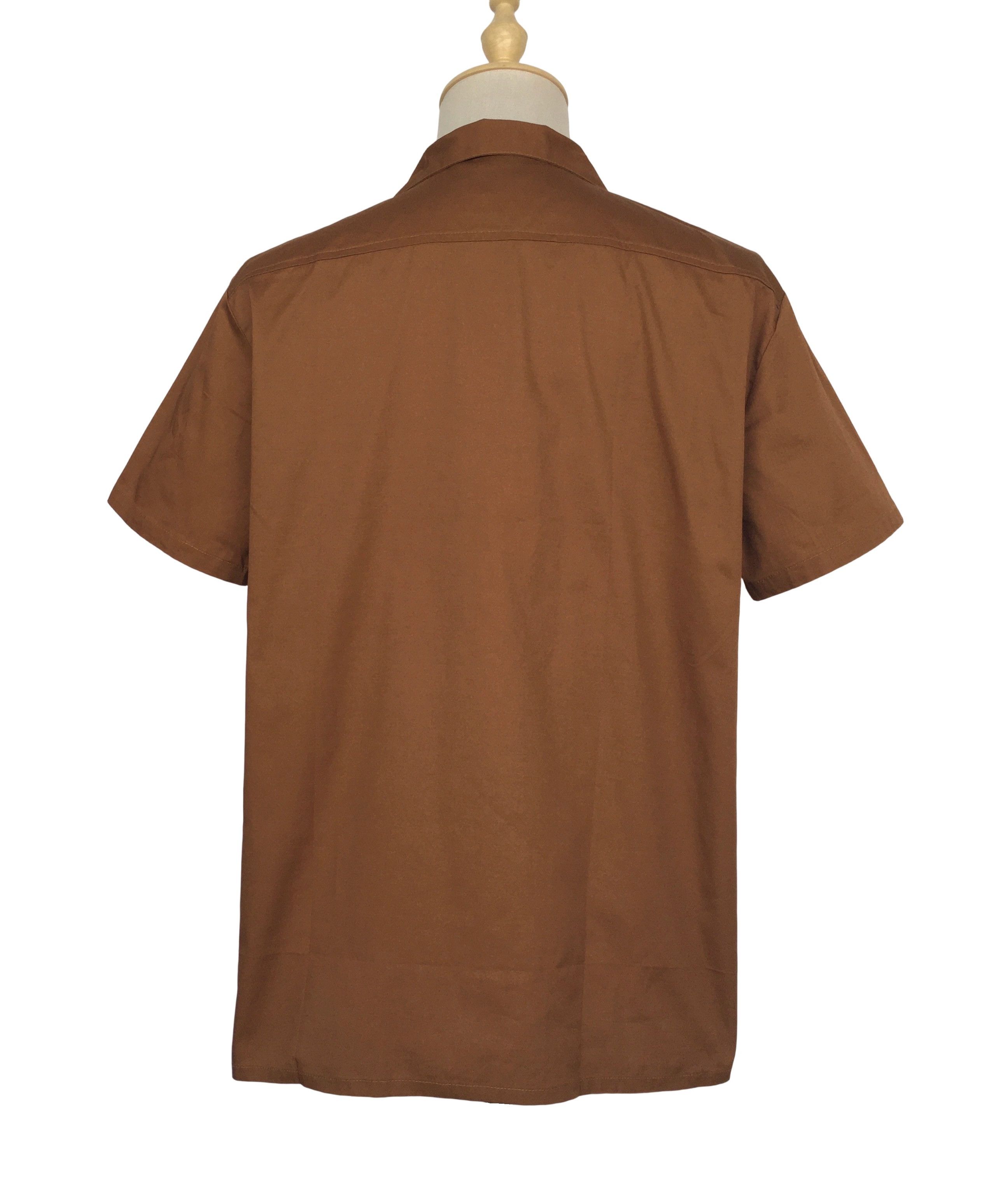 Other Men's Retro Style Doughnut Pattern Brown Shirts Size US XXL / EU 58 / 5 - 3 Thumbnail