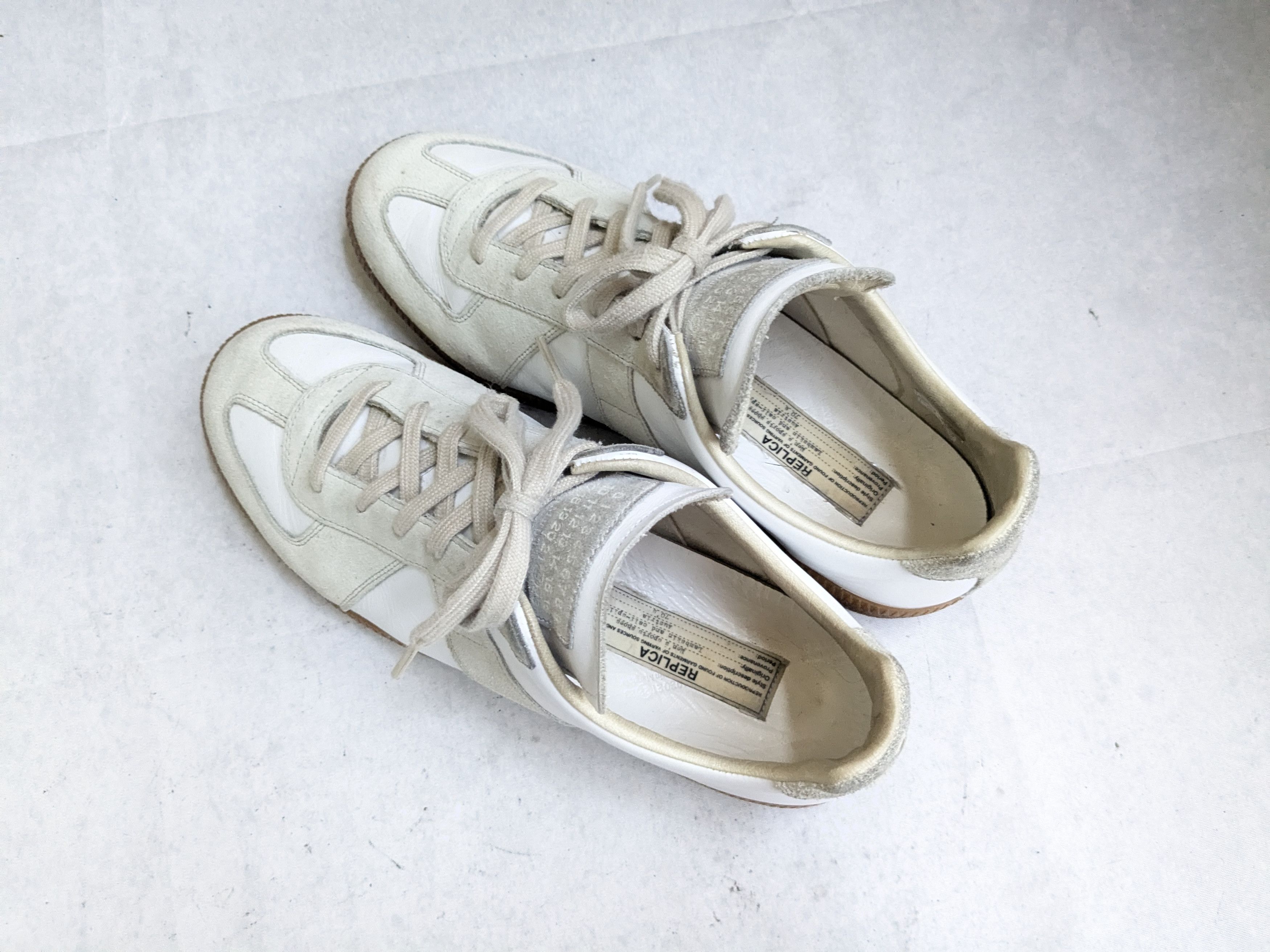 Maison Margiela Maison Margiela GAT Replica White 10 43 Low Tops Size US 10 / EU 43 - 17 Thumbnail