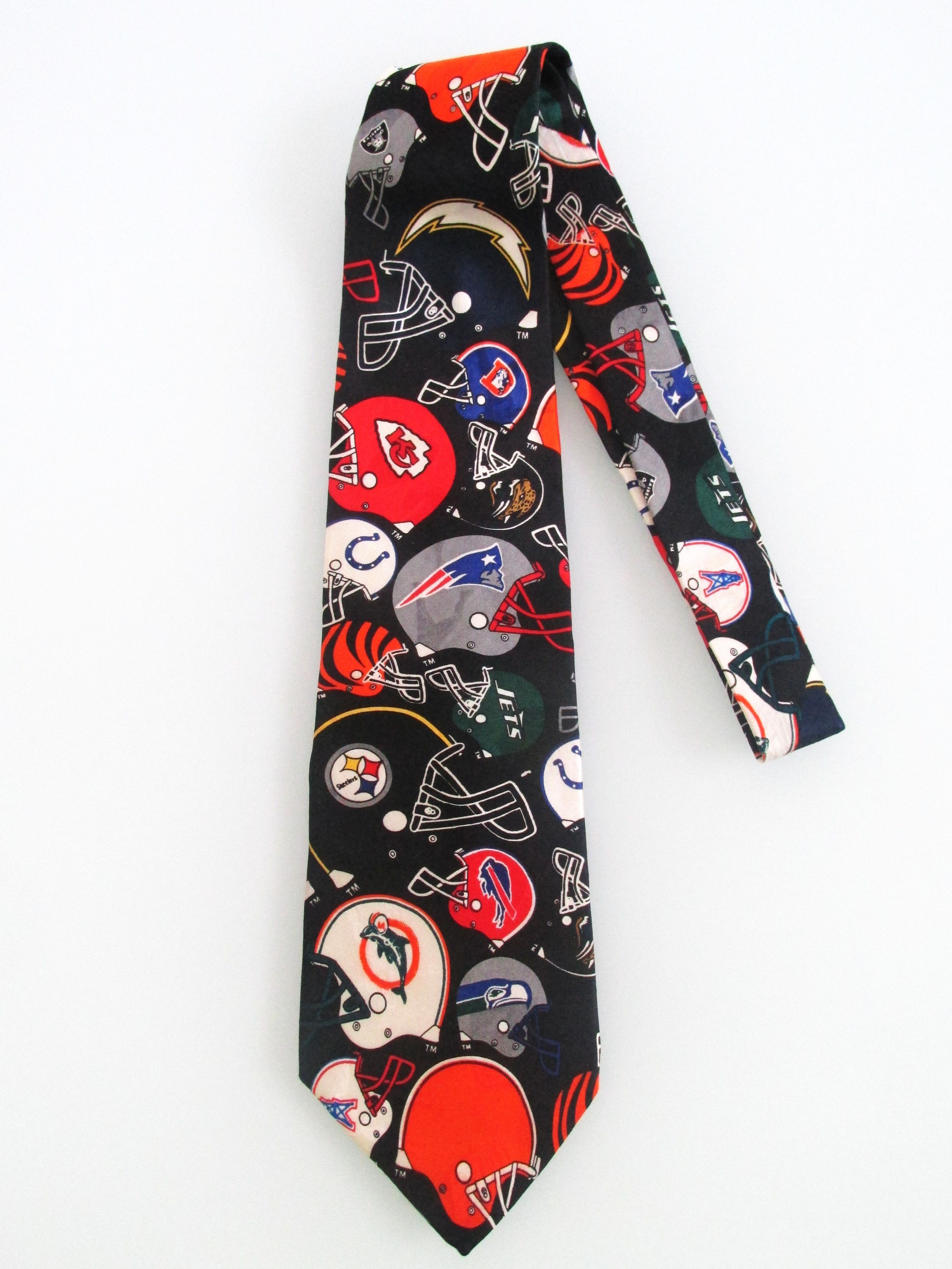 NFL Team NFL (NWOT) AFC Team Helmets Silk Tie Size ONE SIZE - 1 Thumbnail