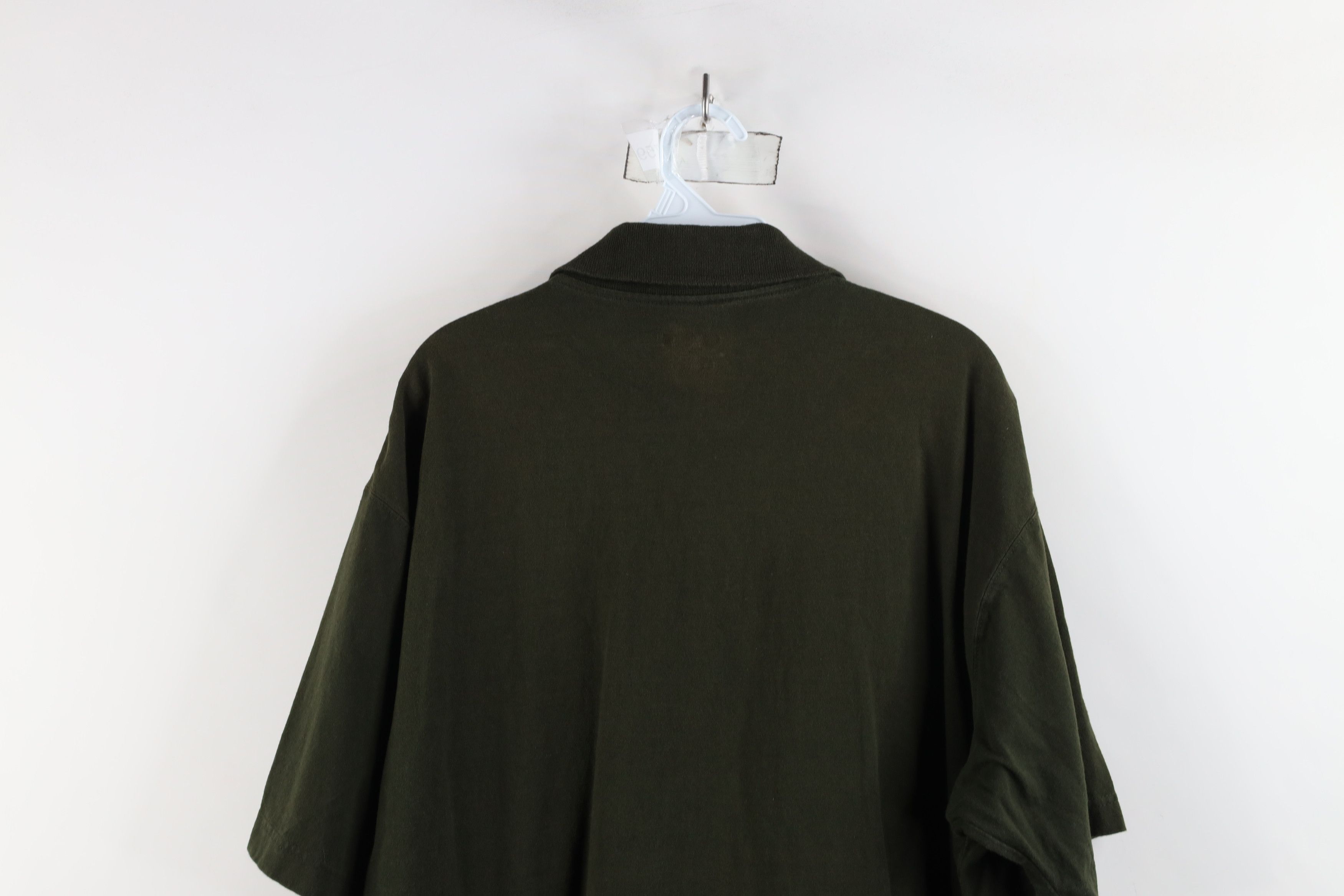Carhartt × Vintage Vintage Y2K Carhartt Faded Spell Collared Polo Shirt Green Size US L / EU 52-54 / 3 - 13 Thumbnail