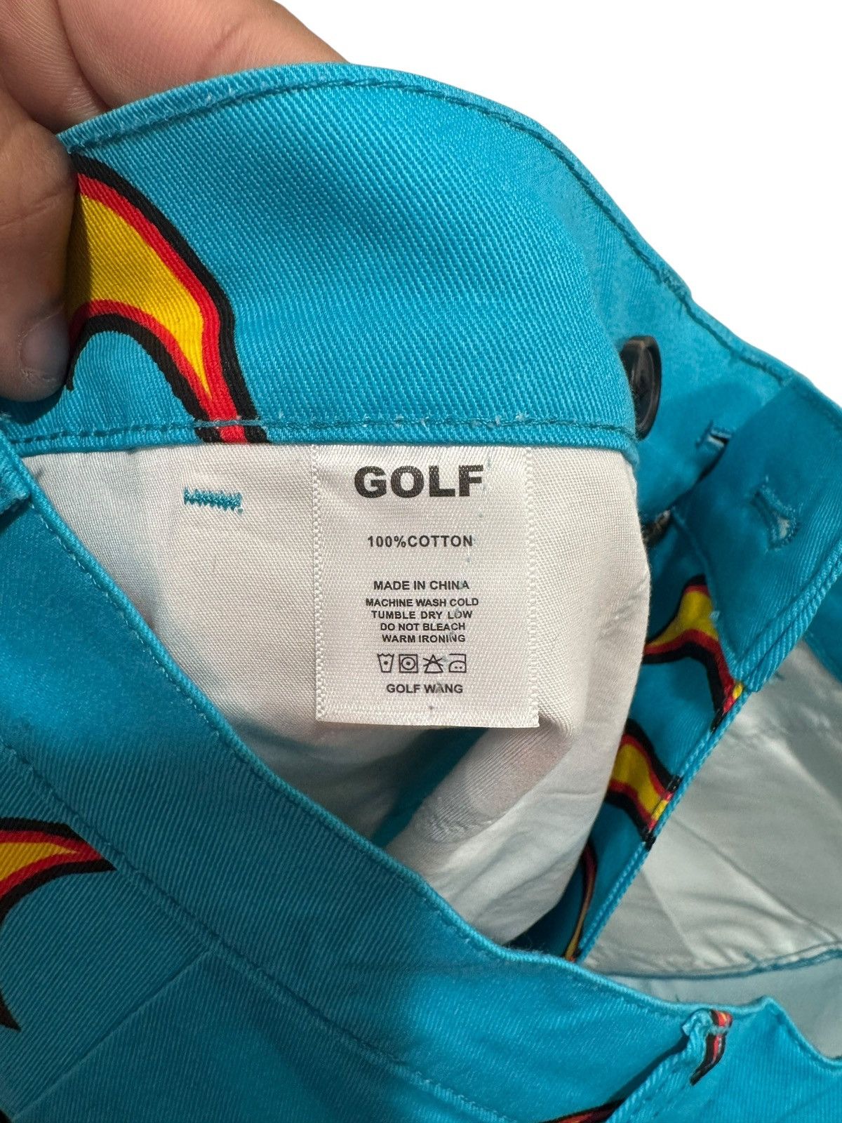 Golf Wang Golf Wang Flame Chino Pants Blue Size US 32 / EU 48 - 7 Thumbnail