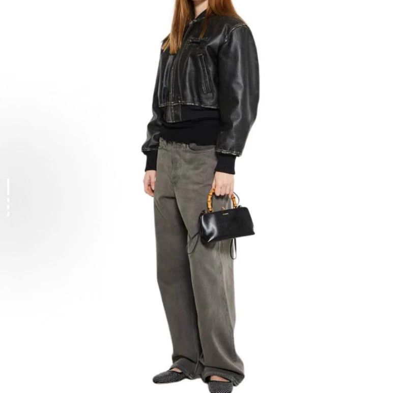 Acne Studios acne studios size:34 Solid-colored loose straight-leg jean Size 31" - 4 Thumbnail