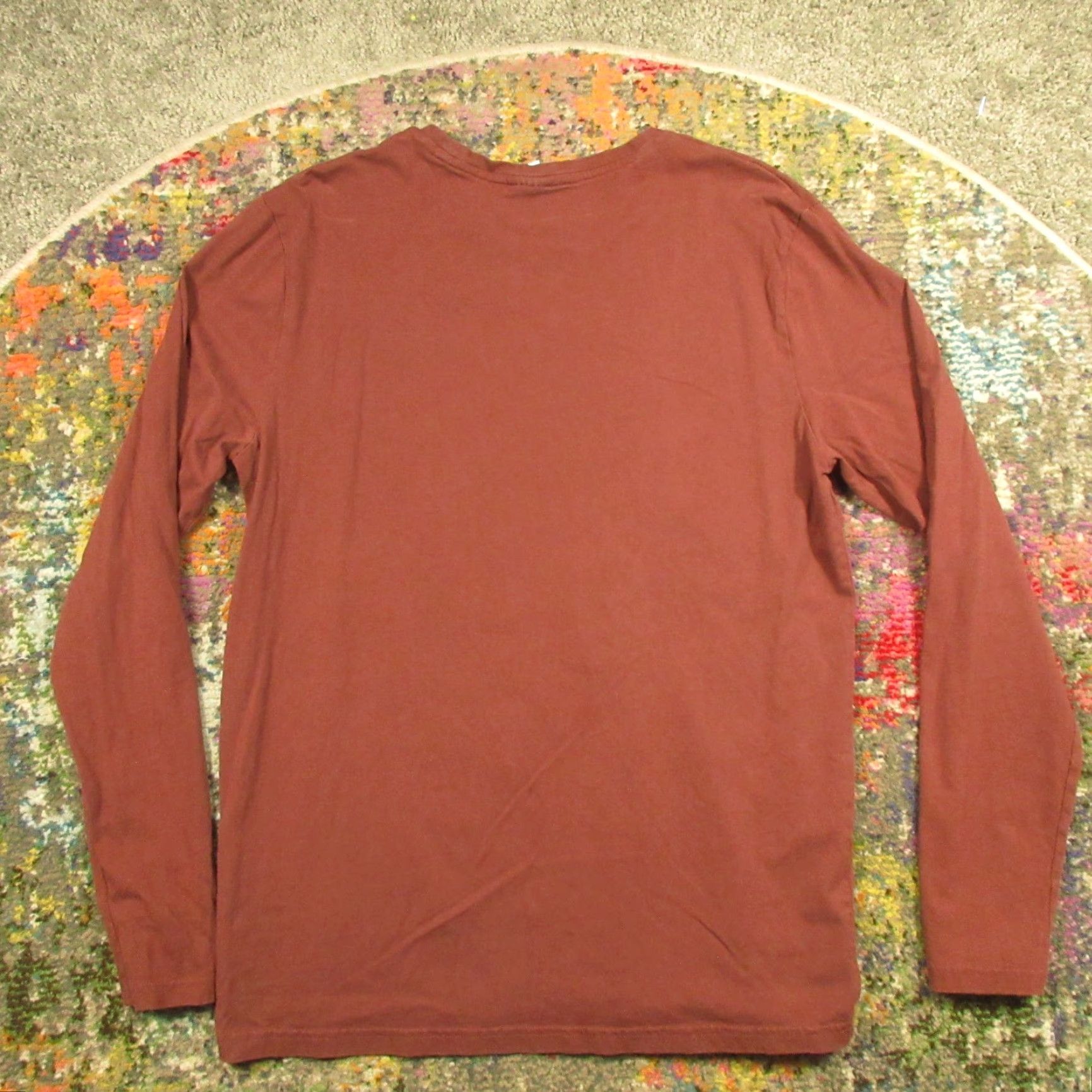 Gymshark Gymshark Sweatshirt Mens Medium Burgundy Knit Pullover Crew Neck Long Sleeve Cotton Logo Pullover Athleisure Casual Winter Fall Spring EUC Size US M / EU 48-50 / 2 - 2 Thumbnail