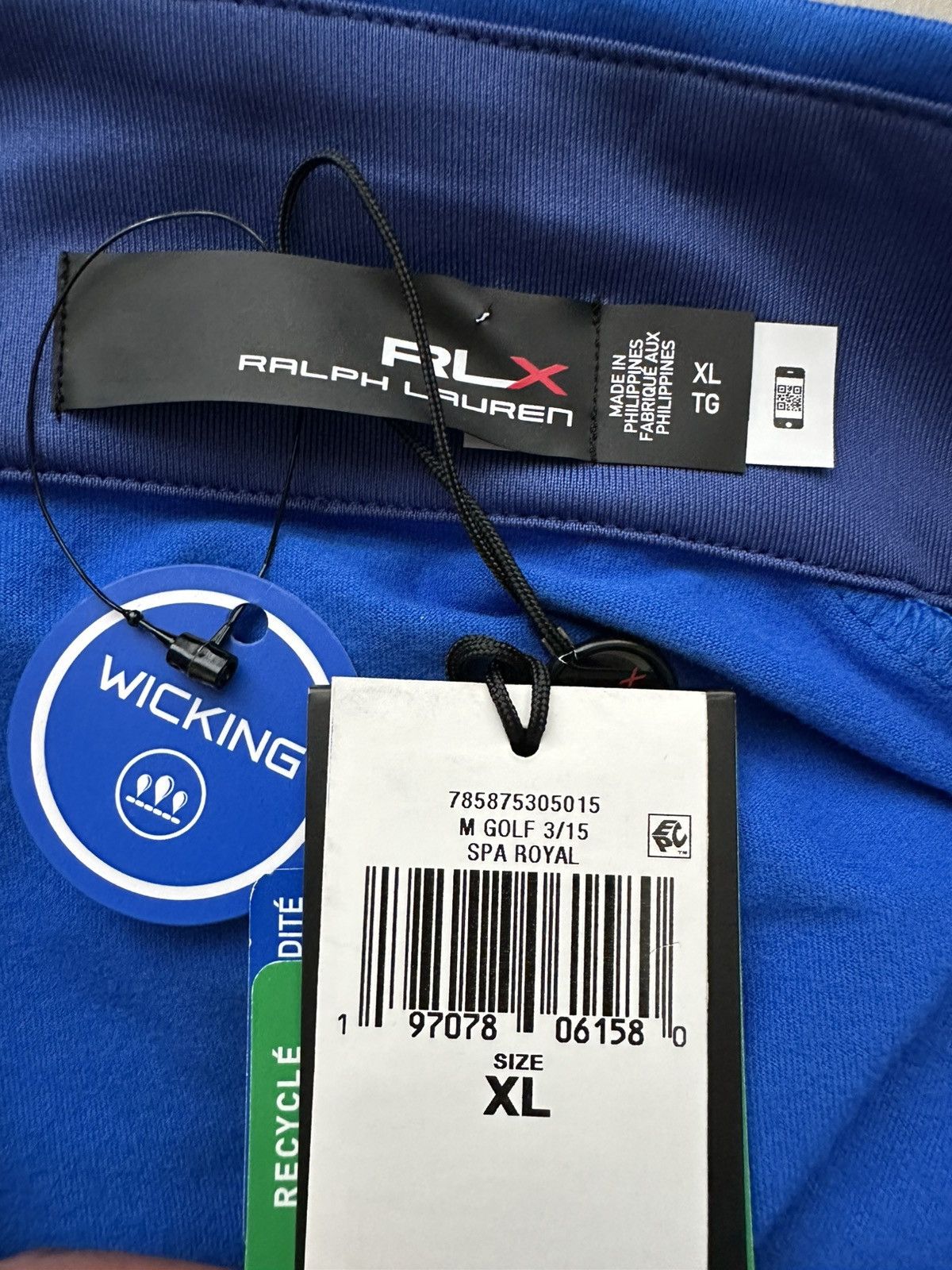 Polo Ralph Lauren Polo Ralph Lauren Golf RLX Wicking Cool Long Sleeve Zip Top Size US XL / EU 56 / 4 - 7 Thumbnail