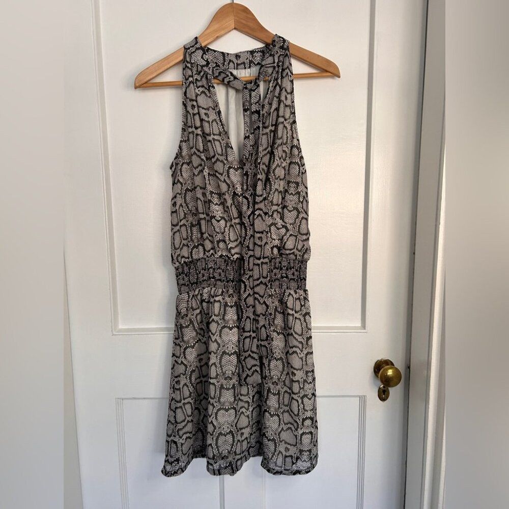 Other Stella and Dot You do You Snakeskin Dress in Black and Grey Size S / US 4 / IT 40 - 3 Thumbnail