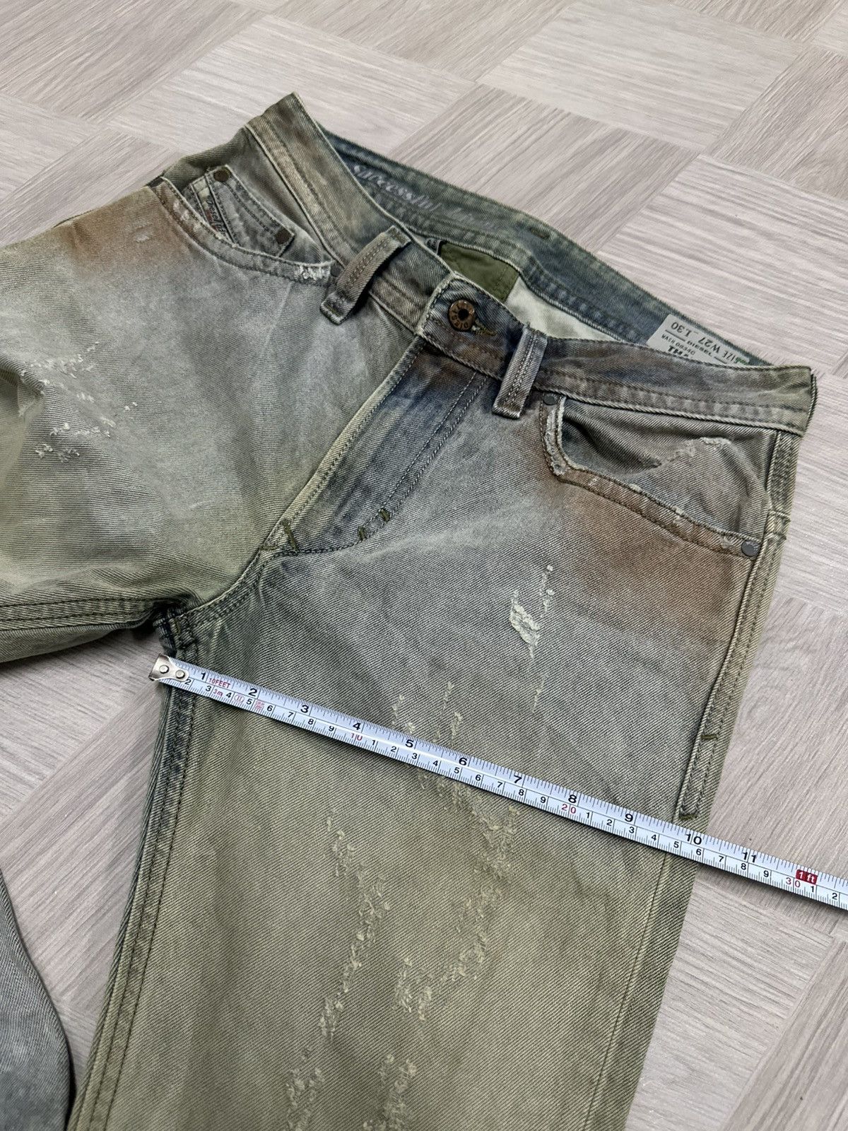 Diesel Diesel Thavar Mud Wash Slim Skinny Jeans Size US 30 / EU 46 - 21 Thumbnail