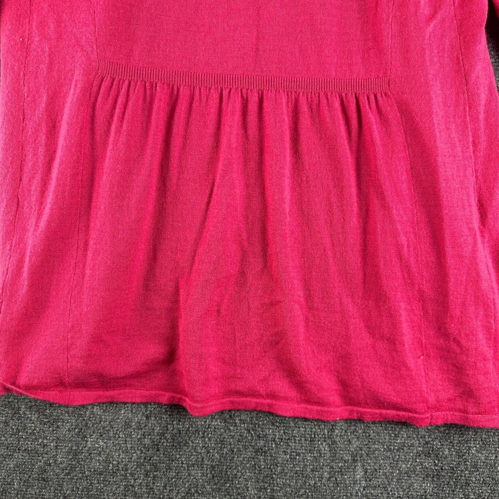 J. Jill J. Jill Sweater Cardigan Womens Small Pink Merino Wool Open Cardigan Long Sleeve Size S / US 4 / IT 40 - 7 Thumbnail