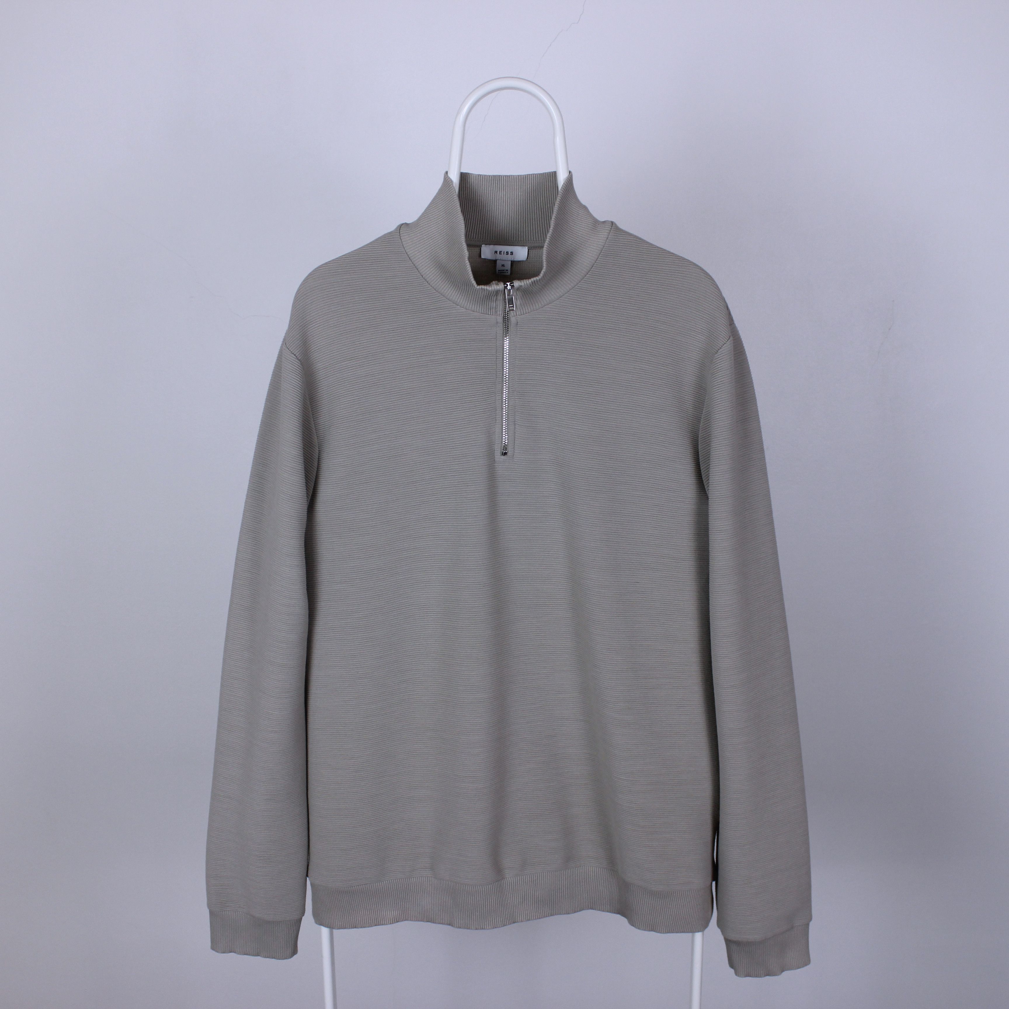 Reiss Reiss jumper men zip 3/4 Oe Will L XL Gray Size US L / EU 52-54 / 3 - 2 Thumbnail
