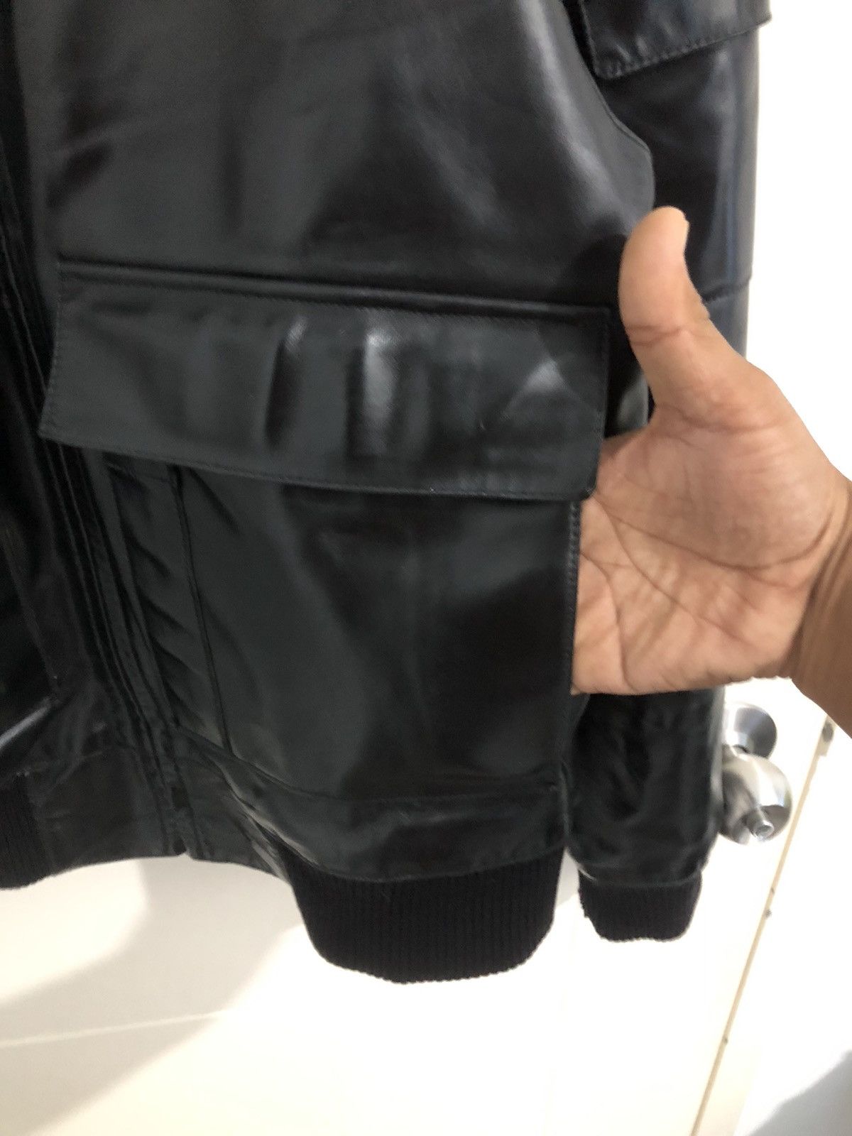 Katharine Hamnett London Y2K KATHARINE HAMNETT HORSE LEATHER JACKET (UNISEX) Size US S / EU 44-46 / 1 - 8 Thumbnail