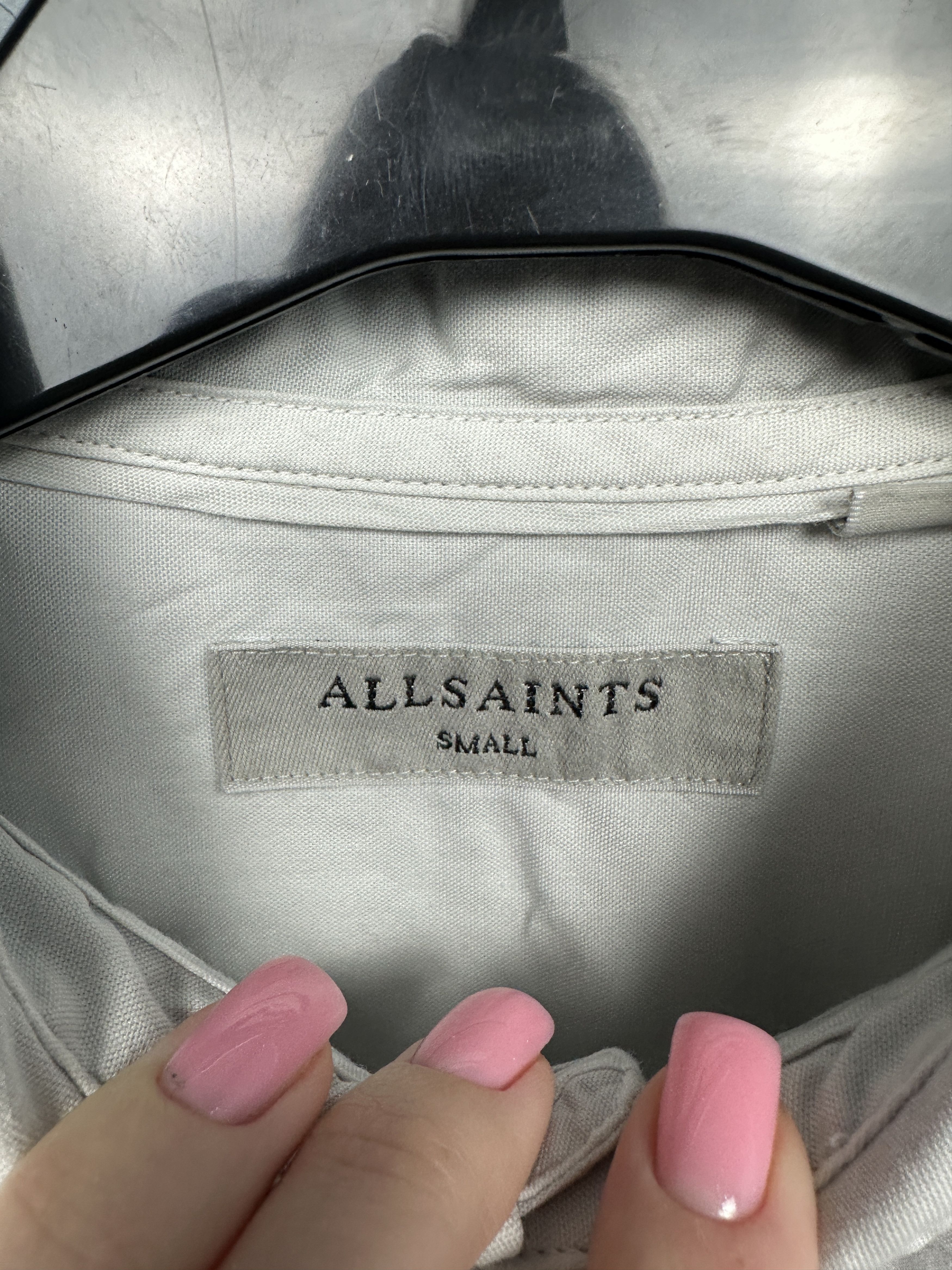 Allsaints Allsaints Mens Redondo Long Sleeve Shirt Size US S / EU 44-46 / 1 - 4 Thumbnail