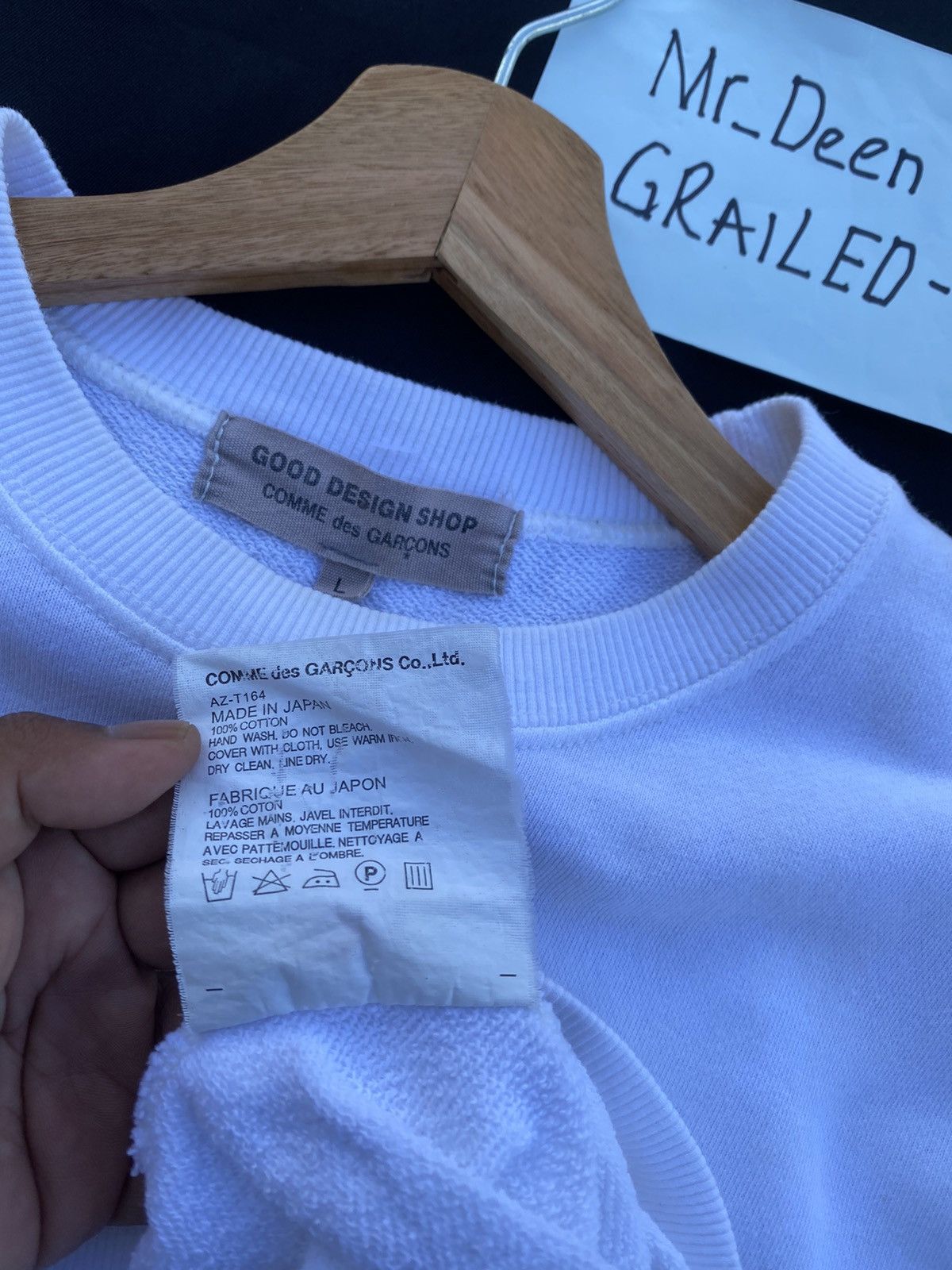 Comme des Garcons Rare Comme Des Garcons CDG Big Spellout Sweatshirt Size US L / EU 52-54 / 3 - 25 Thumbnail