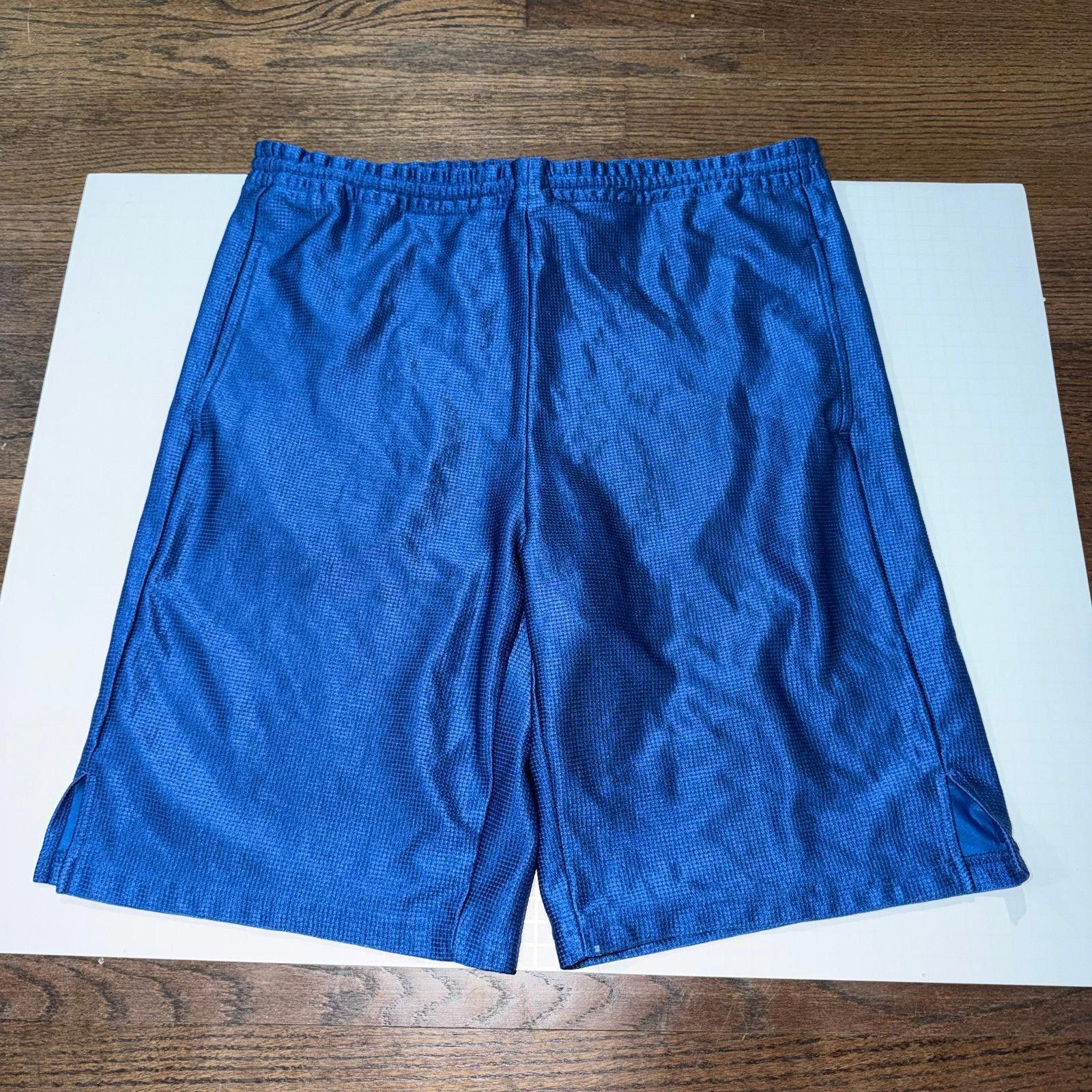Champion Champs Royal Blue Shimmer Dazzle Hoop Shorts Mens MD Y2K 90s Size US 32 / EU 48 - 2 Thumbnail