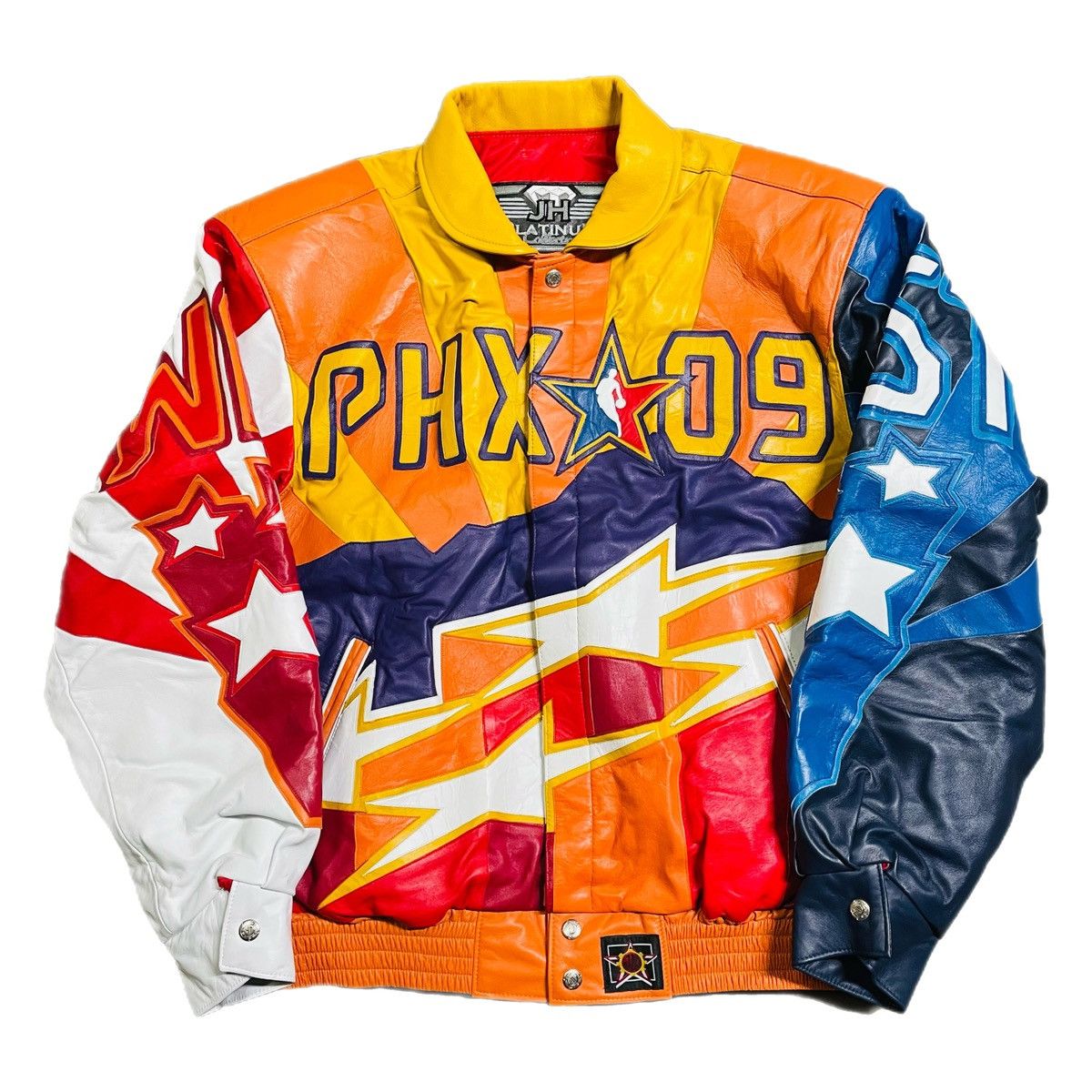 Image of Jh Design x NBA Vintage 2009 Nba All Star Game Jh Platinum Jacket, Men's (Size XL)