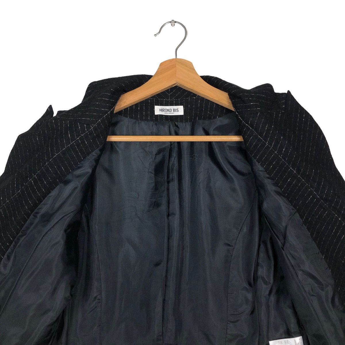 Hiroko Koshino Homme 🔥Vintage Cropped Biker Jacket Double Collar Hiroko Bis Size US M / EU 48-50 / 2 - 14 Thumbnail