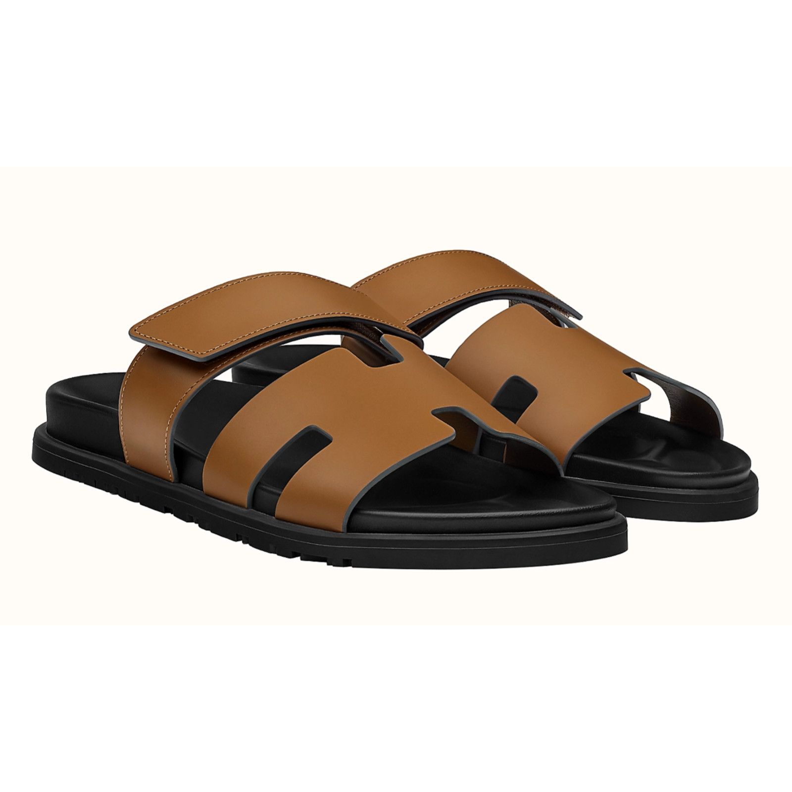 Hermes Hermes Chypre Sandal Men Logo Slide Slip On Flat 44.5 11.5 Size US 11.5 / EU 44-45 - 2 Thumbnail