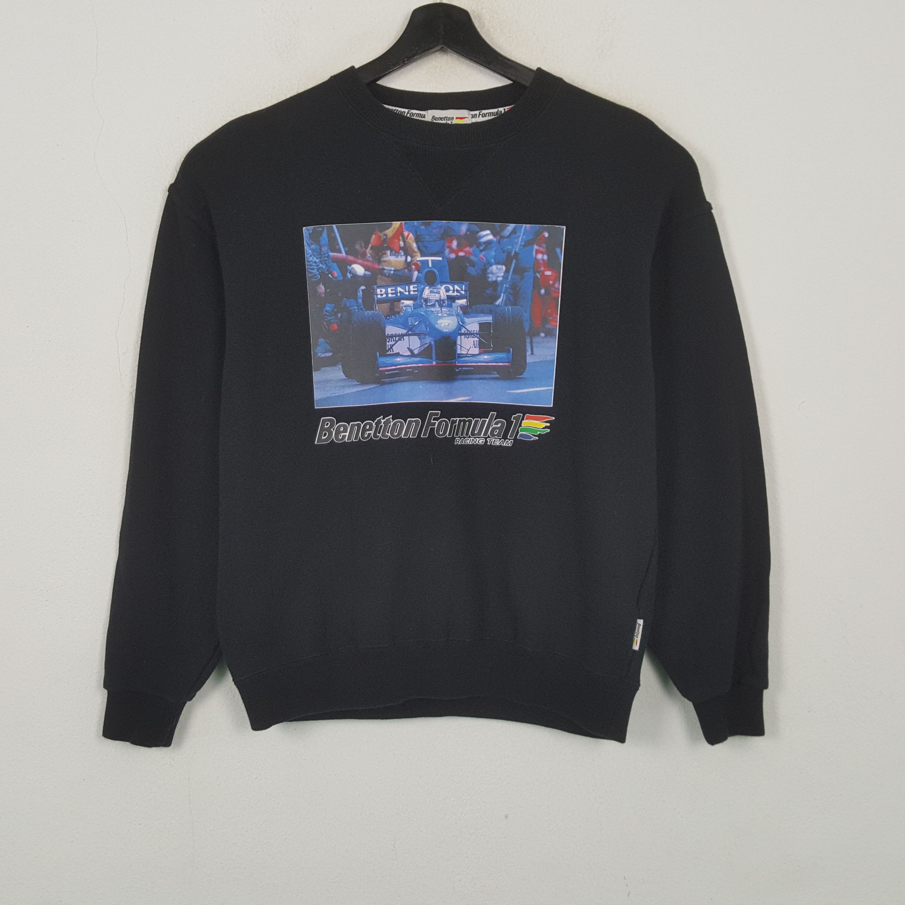 Benetton Benetton Formula 1 Racing Team Sweatshirt RR11 Size US M / EU 48-50 / 2 - 1 Thumbnail