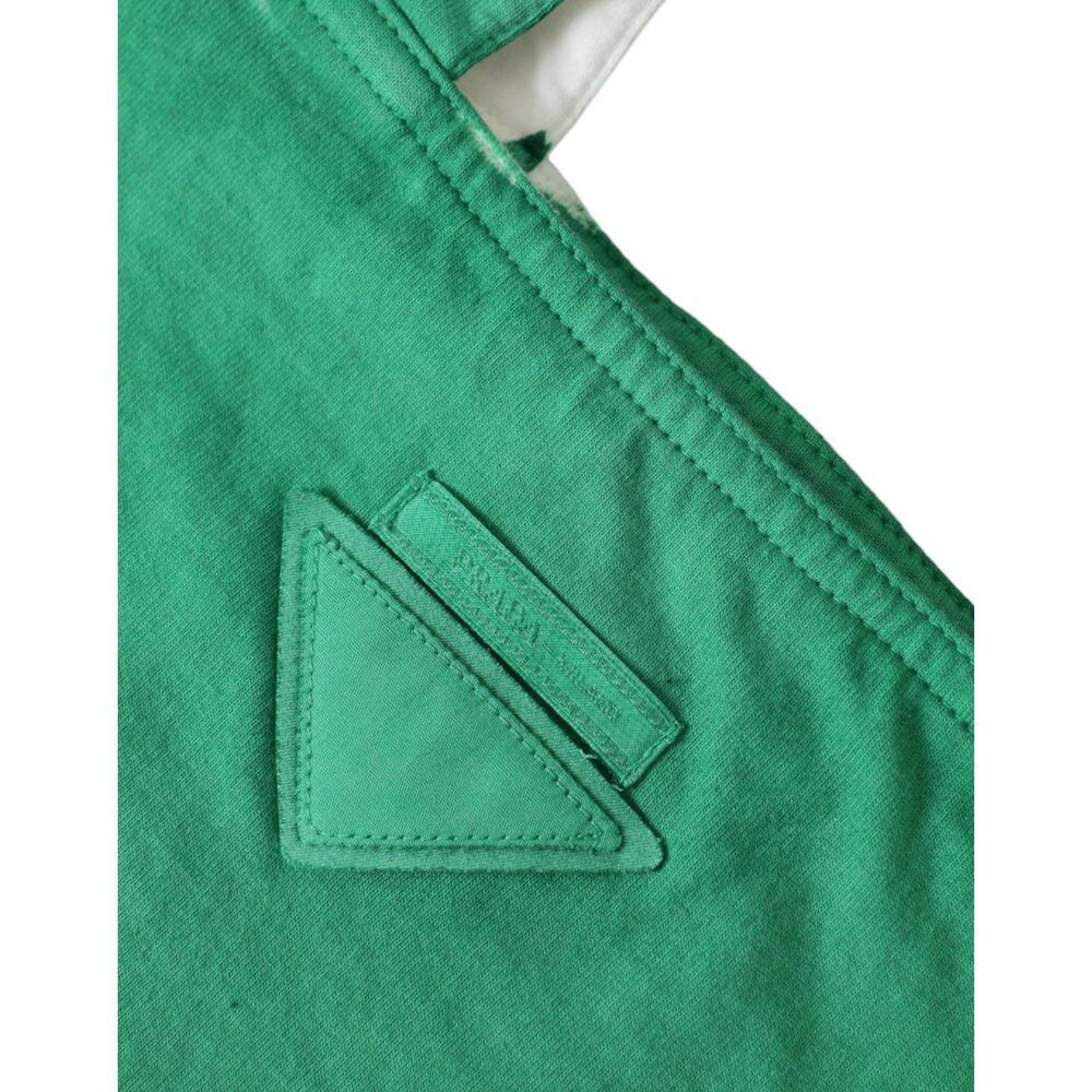 Prada Prada Elegant Green Fabric Tote Bag Size ONE SIZE - 2 Thumbnail