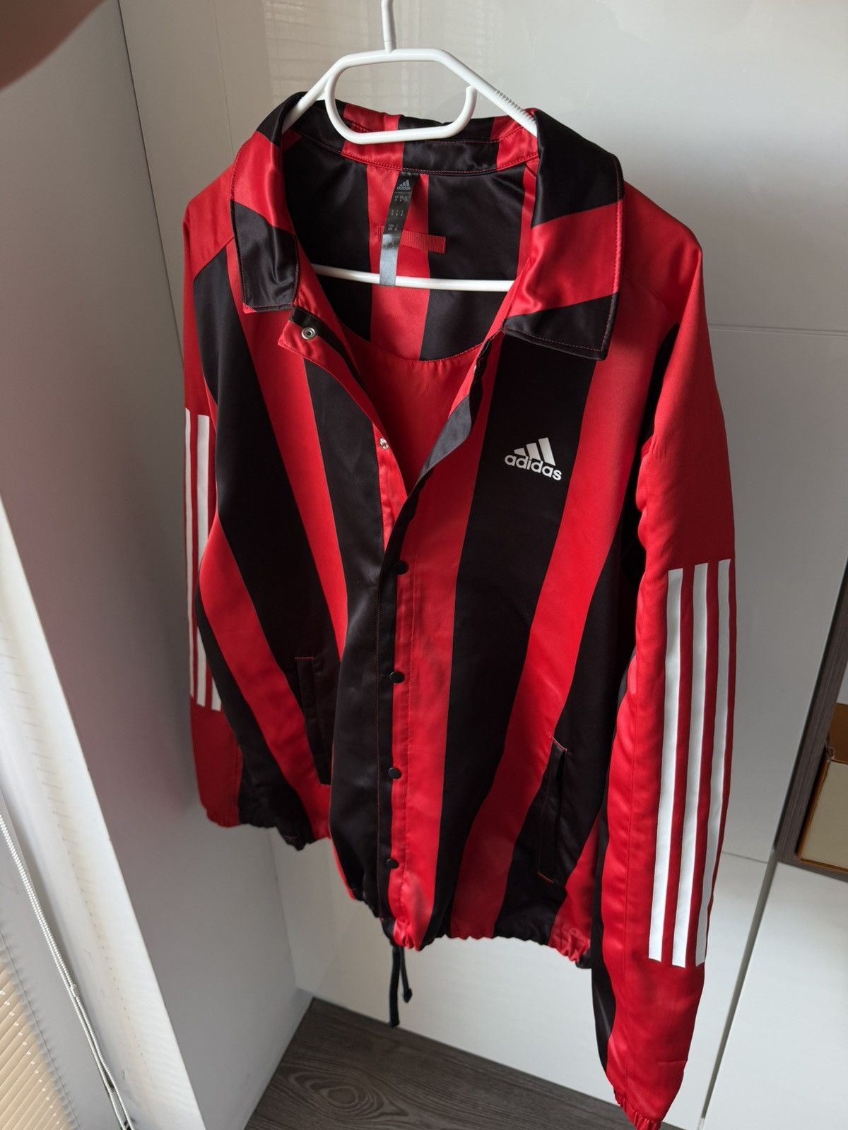 Adidas Adidas England Black Red Sportswear Coach Jacket Size US M / EU 48-50 / 2 - 9 Thumbnail