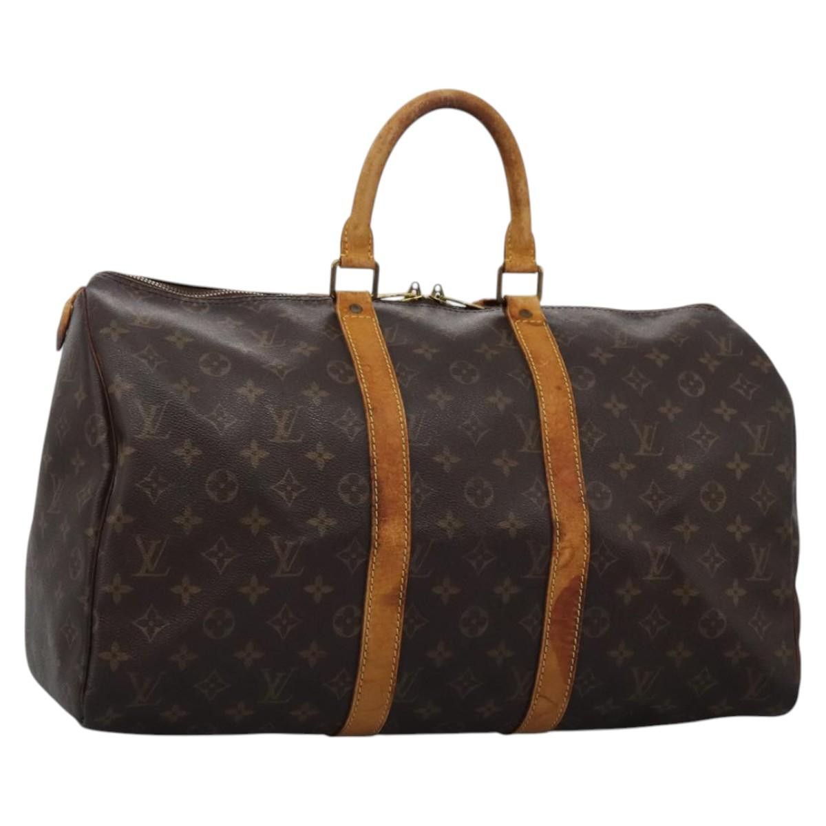 Louis Vuitton LOUIS VUITTON Monogram Keepall 45 Boston Bag M41428 Size ONE SIZE - 1 Thumbnail